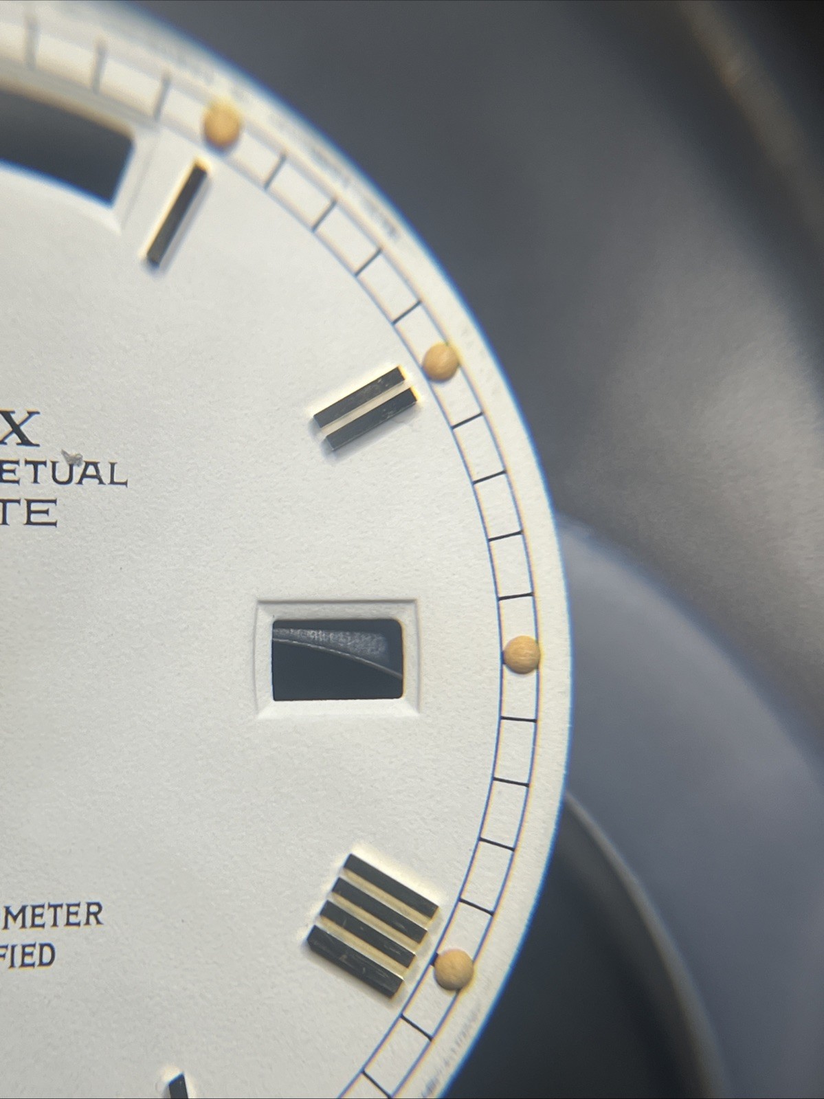 Genuine Rolex Day-Date 18038 White Roman Numeral Dial