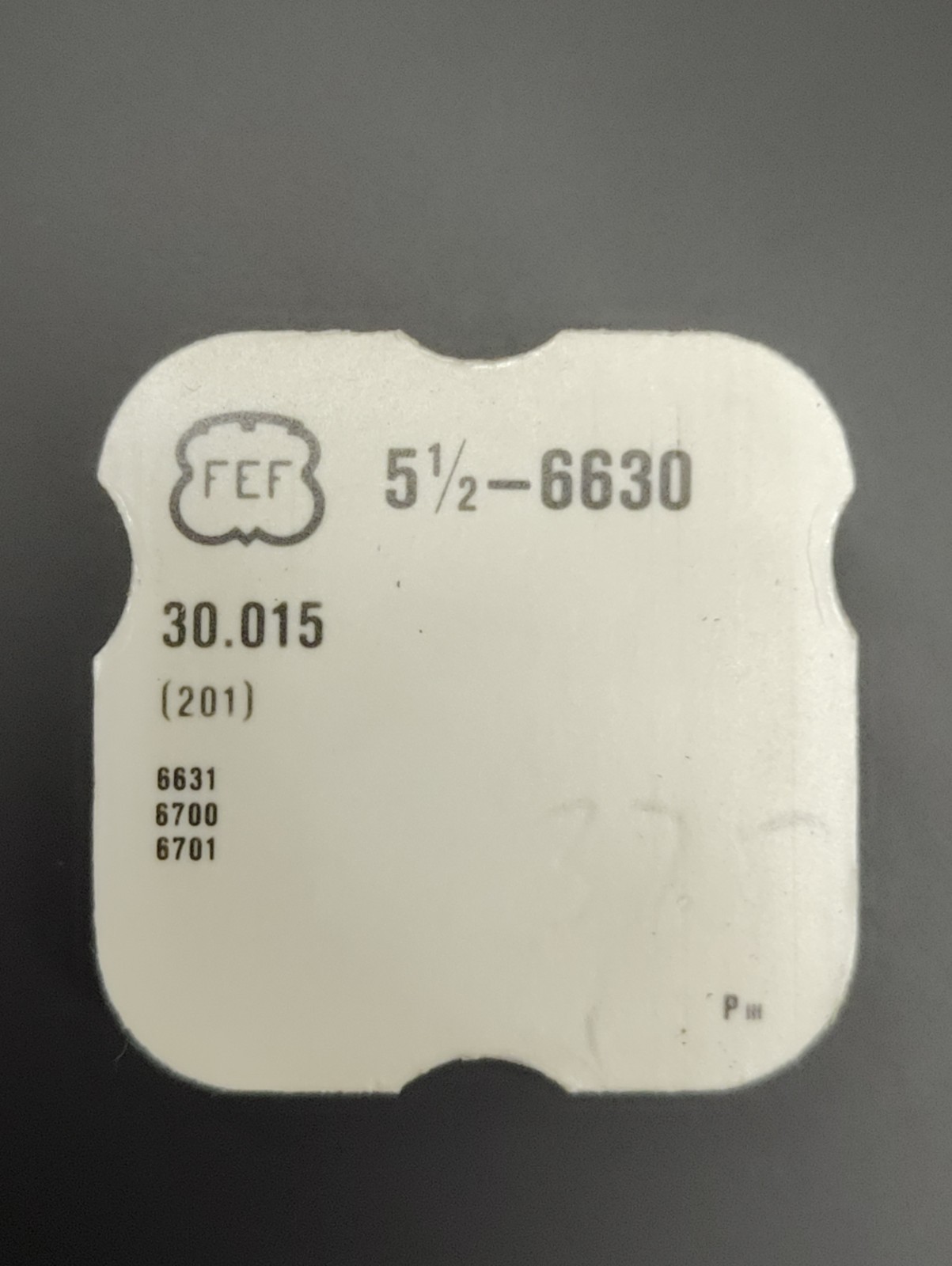NOS Fleurier FEF 6630 201 Center Wheel 5-1/2″‘