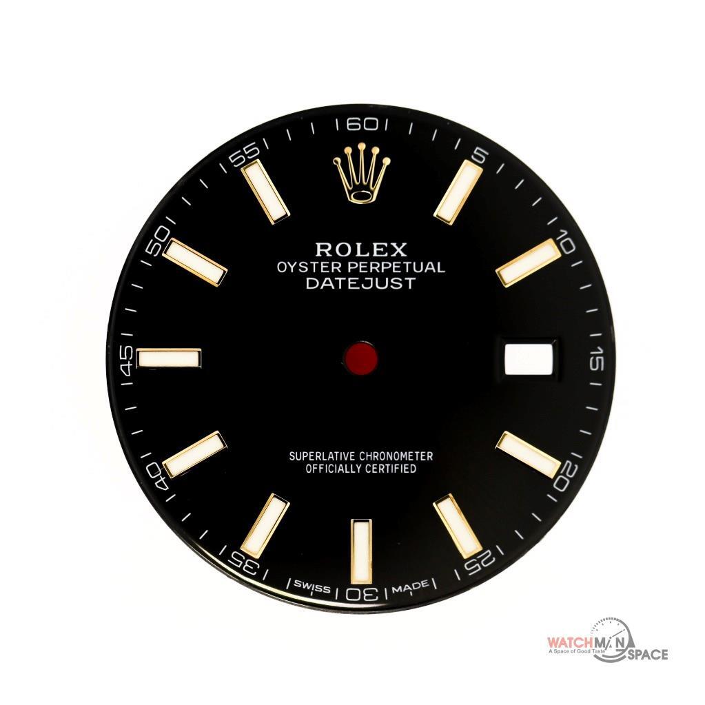 Original Men’s Rolex Datejust 41mm 126333 126303 Gloss Black Stick Dial 2/T #B8