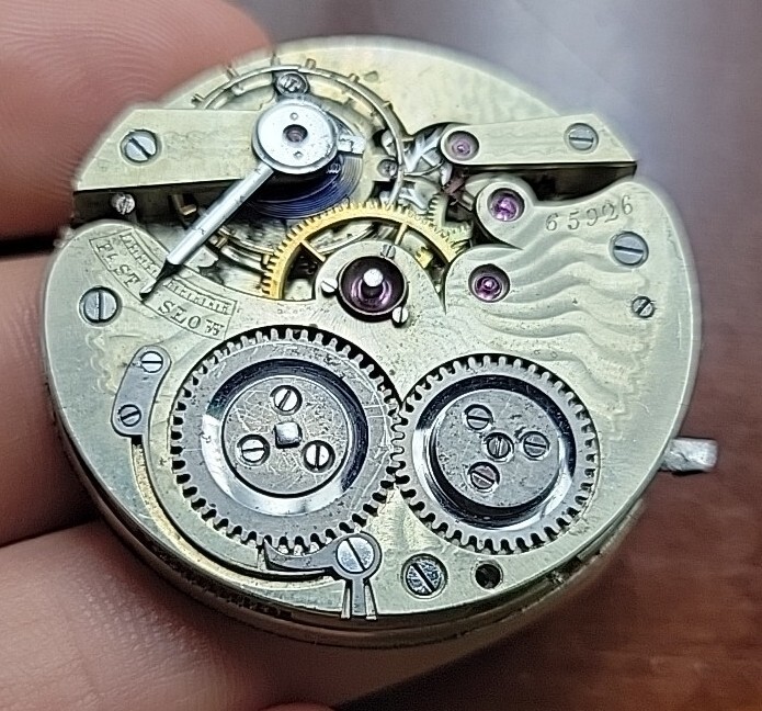 Antiqur J. MOSIMANN Chaux De Fonds Watch Movement 41.5mm