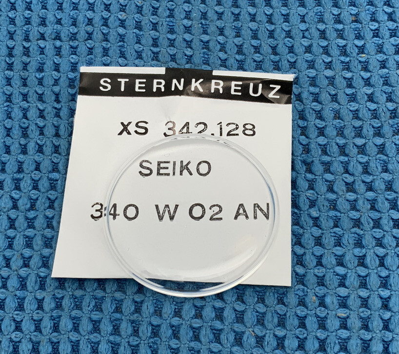 340W02AN00 Seiko Crystal. Sternkreuz To Fit. New Old Stock. 327-525 R