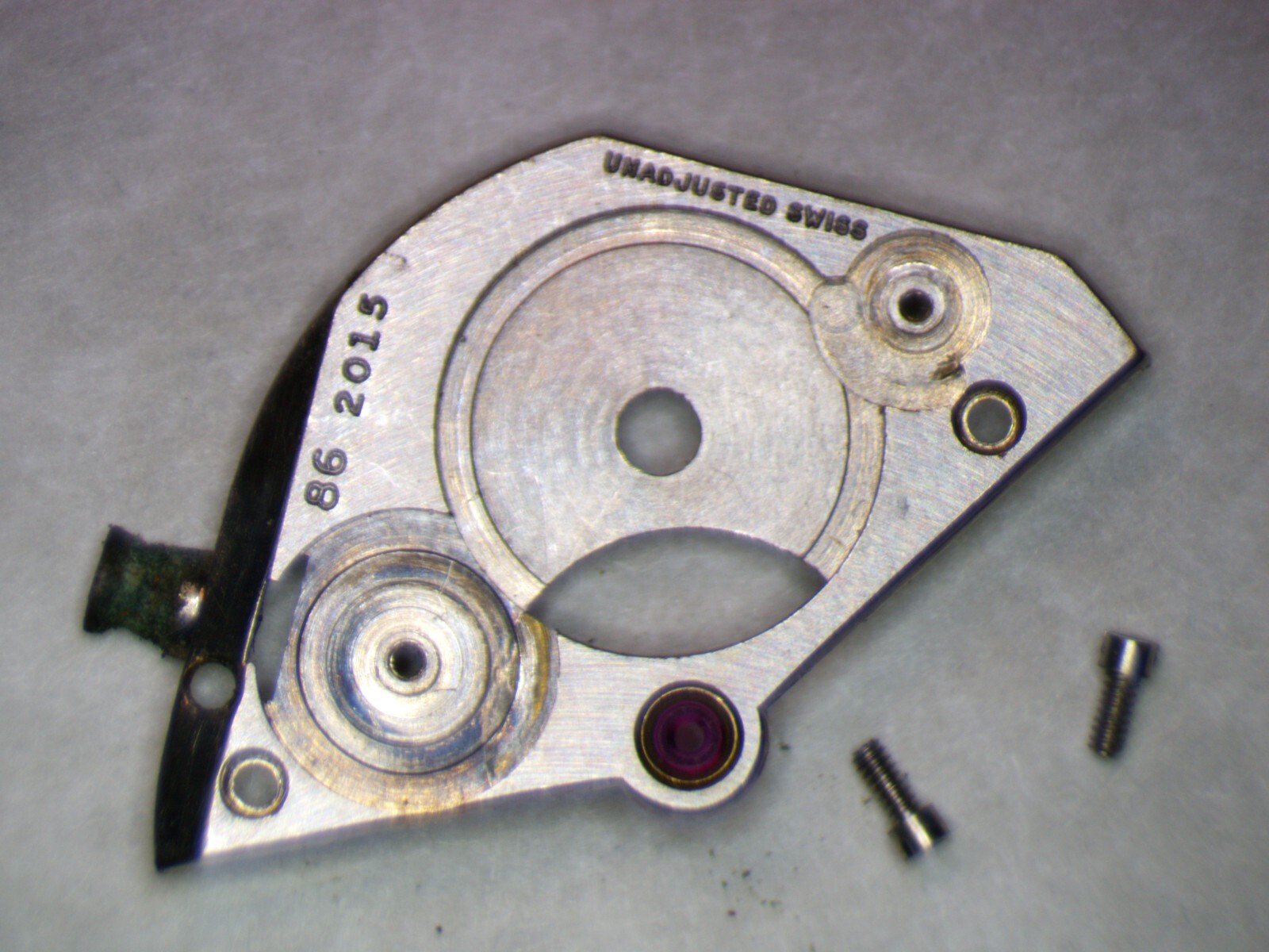 Girard-Perregaux 86 0105 Barrel Bridge w/screws Parts, Repair