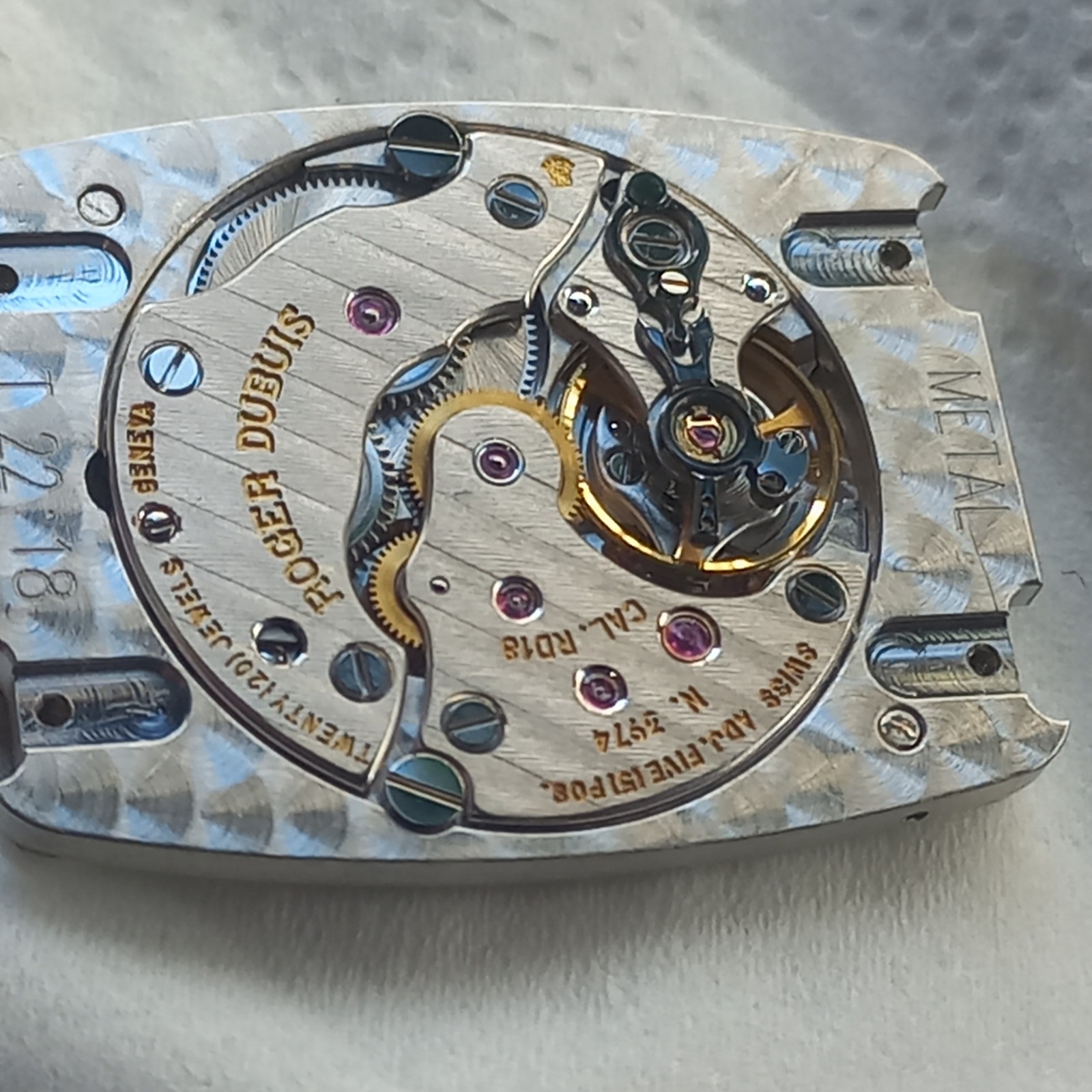 Roger Dubuis Calibre RD48 Audemars Piguet 2080 MOVEMENT.