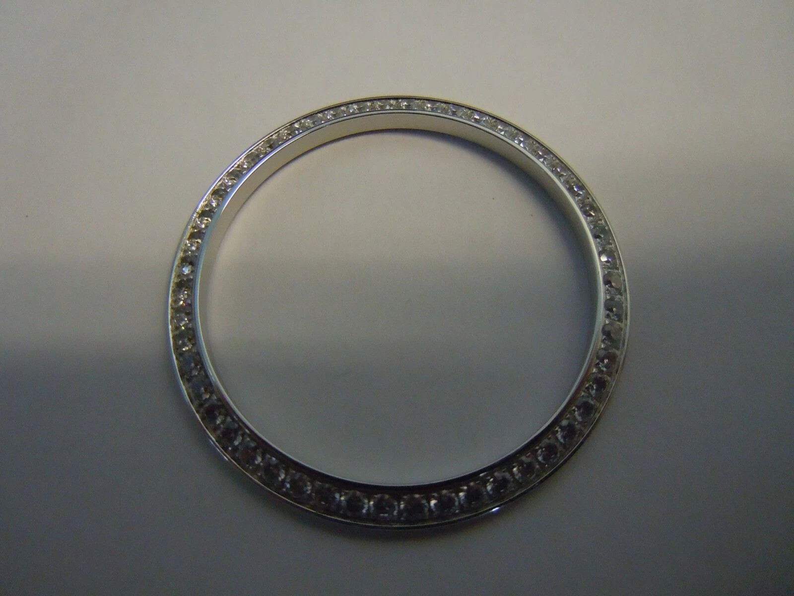 White GP CZ Bezel for Rolex Day-Date 18029,18039,18049,18079,18239,18349 36mm