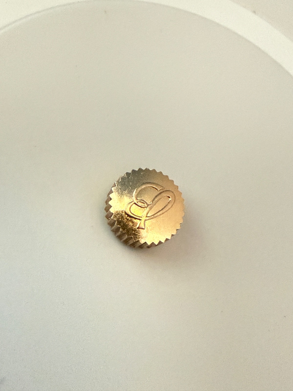 VINTAGE BREITLING NAVITIMER 806 809 – GOLD PLATE Crown NOS original Venus 178
