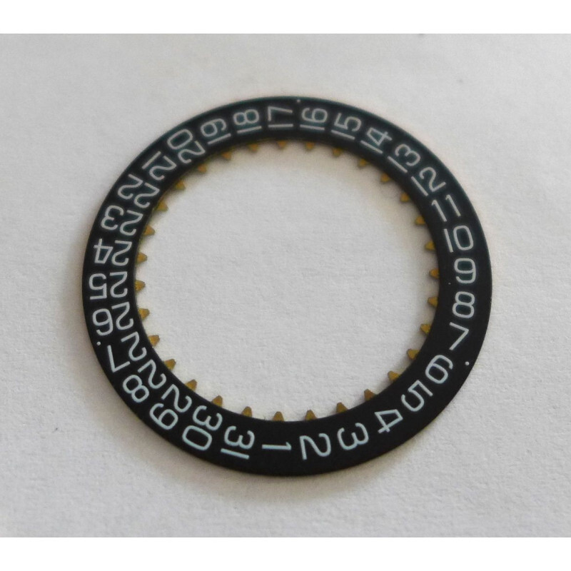 Date Indicator 3H White Figures On Black FIT FOR ETA 7750 7758 7760 SW500 1152