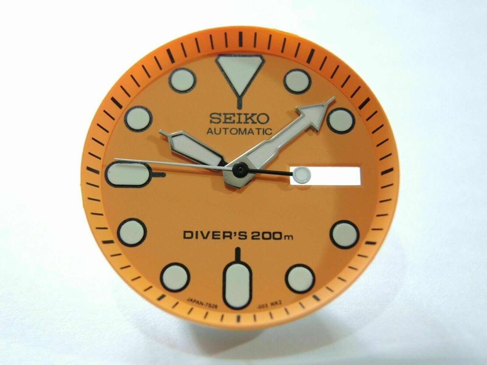 NEW ORANGE DIAL, MINUTE TRACK, HANDS SET LARGE DIVERS SKX011J/SKX007 /NH36 /4R36