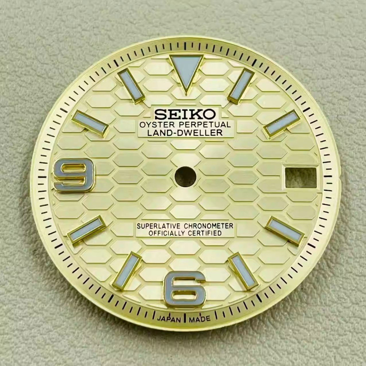 28.5mm 31mm Watch Dial Blue Green Luminous For NH35 NH36 Movement Watch Parts