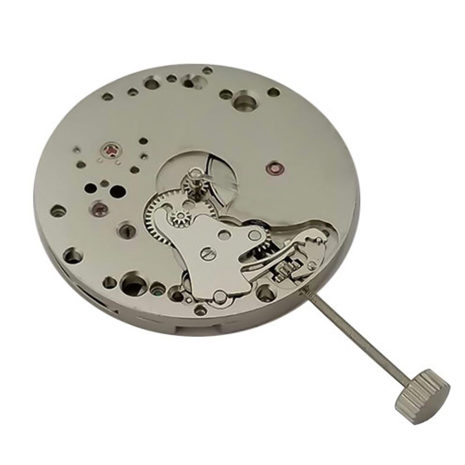 6498 2 Hands 17 Jewels Mechanical Hand Winding Watch Movement Repair Parts C