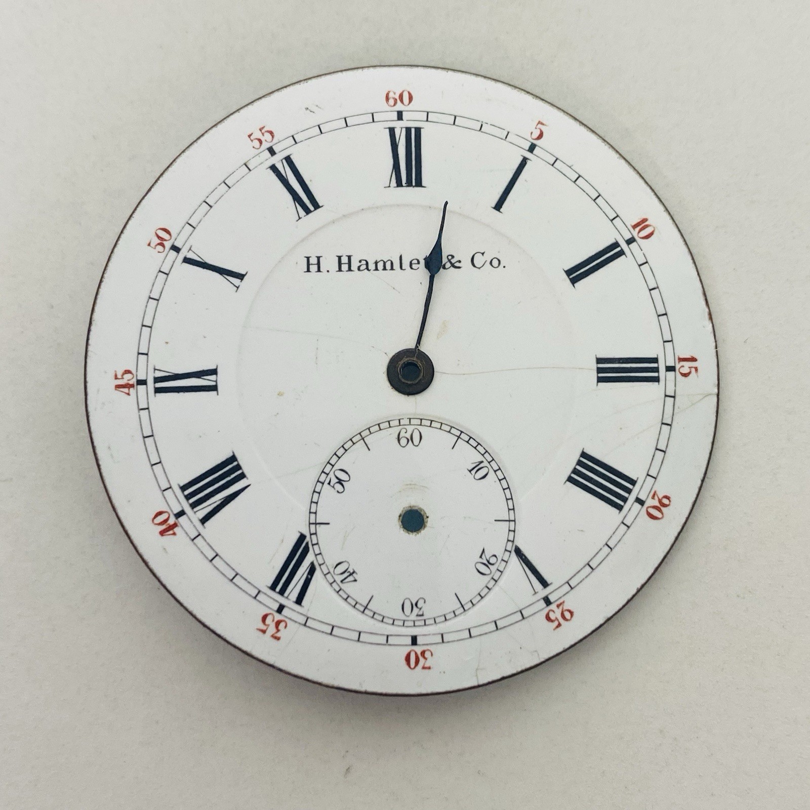 Pocket Watch Enamel Dials M.W.Co Springfield Perfection Trenton H.Hamlet lot