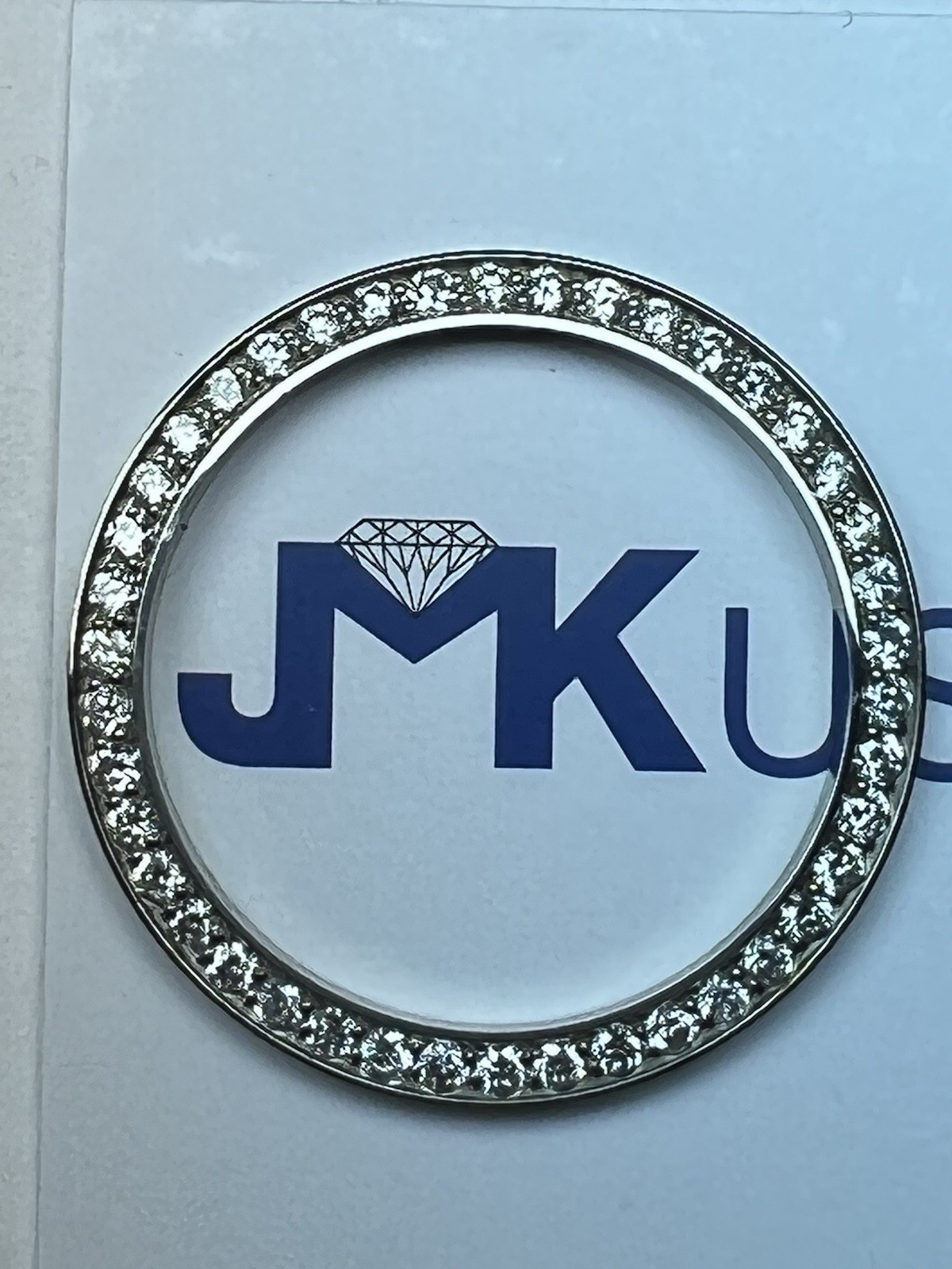 LAB GROWN Mens Steel Diamond Bezel For Rolex 36mm 2.00 Cts LAB GROWN DIAMONDS