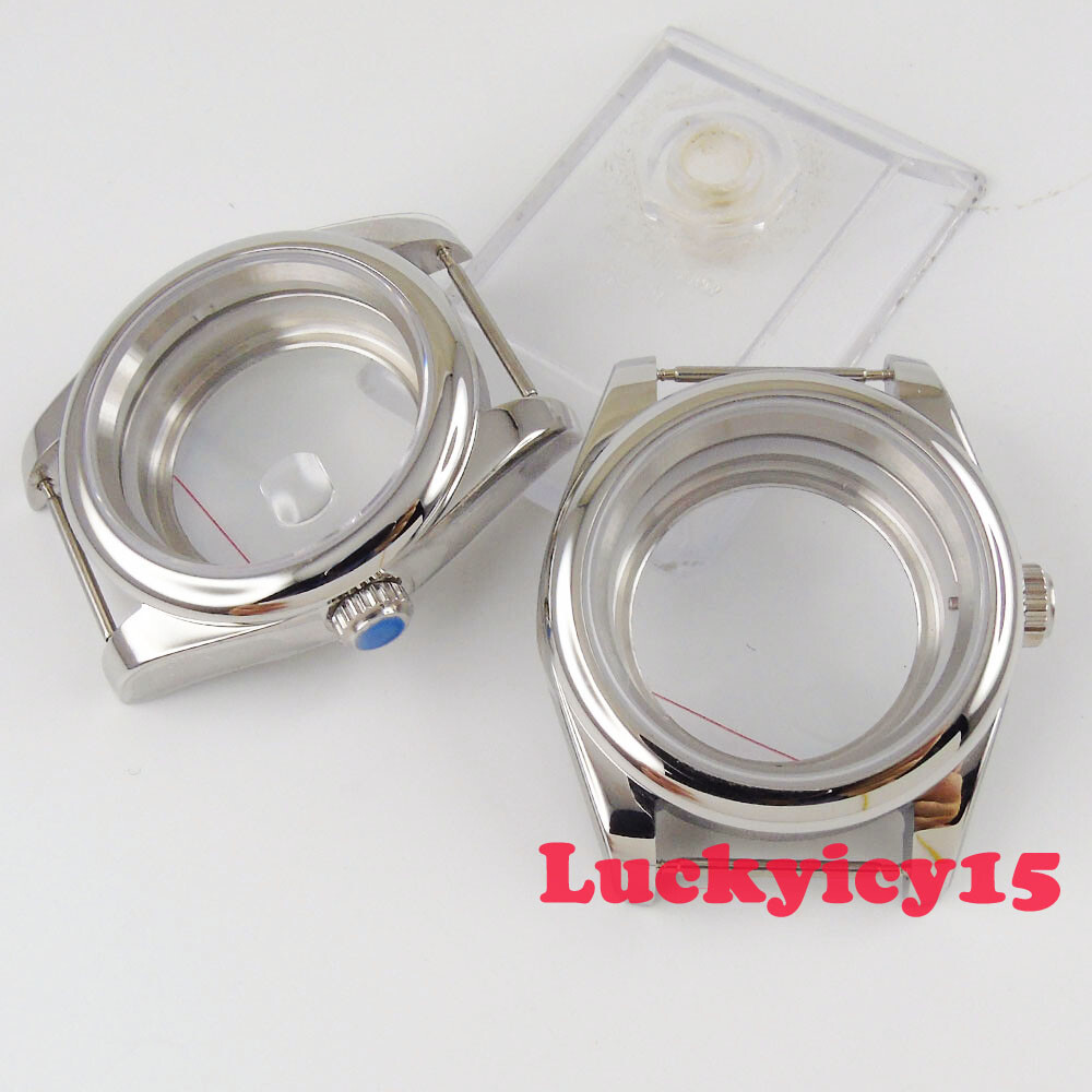 36mm Automatic Watch Case Sapphire Glass fit for NH35 MIYOTA 8215 movement cases