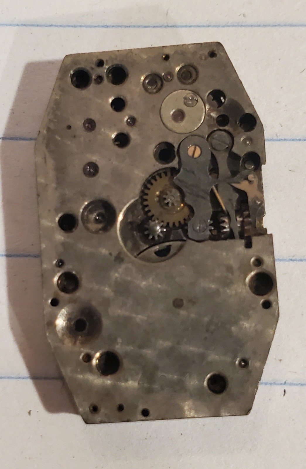 Exelo 16 Jewel Mechanical Manual Watch Movement Parts Or Repair