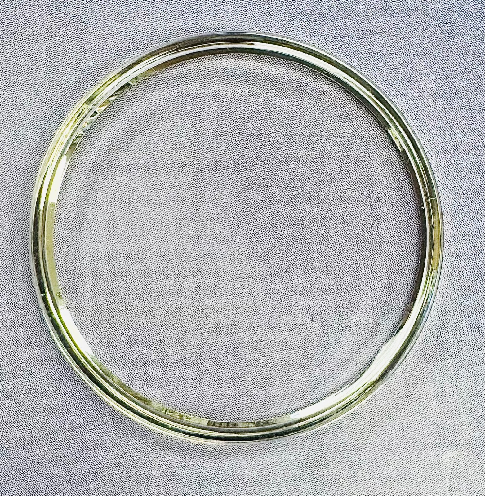 31.3mm Acrylic Crystal with Silver Tension Ring, SEIKO-Style Flat Top