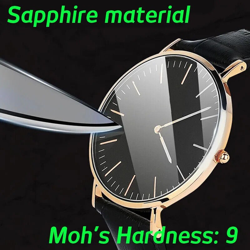 1.0mm Replacement Parts Double Dome Glass Watch 18mm-40mm Crystal