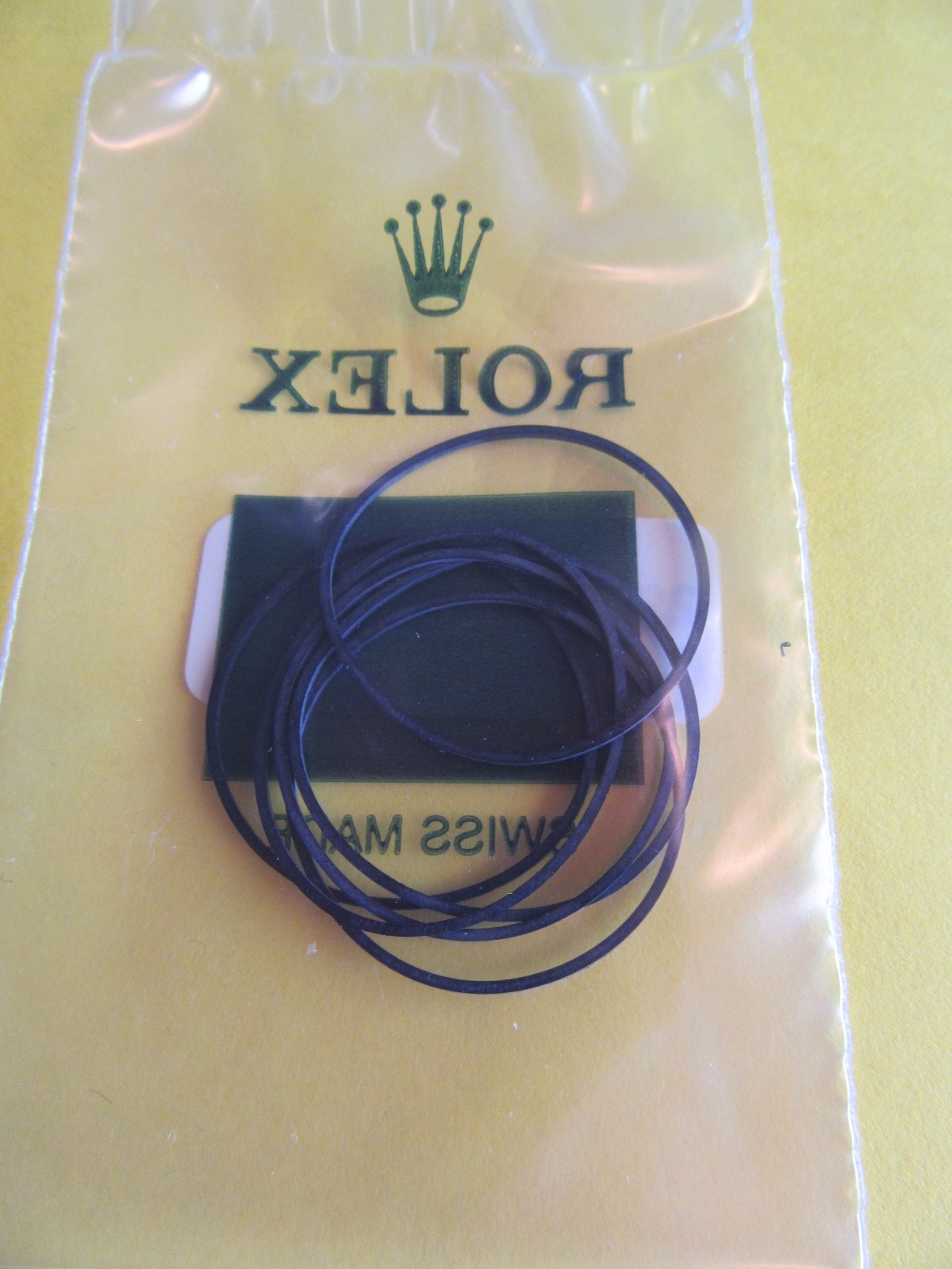 ROLEX CAL~~ 6619 PART # 29-213-66 CASE BACK GASKET PER ONE. NEW OLD STOCK