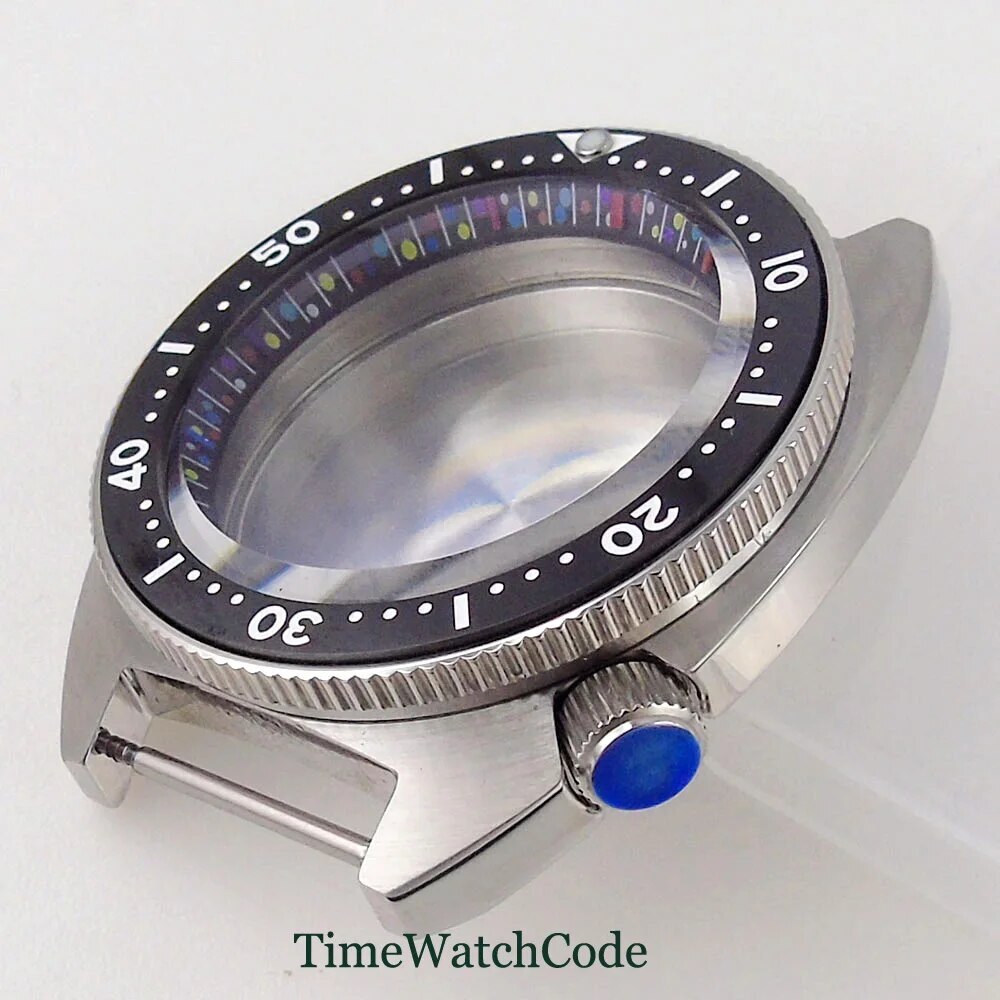 41mm Watch Case for NH35 PT5000 ETA2824 Sapphire Crystal Chapter Ring 4.1 Crown