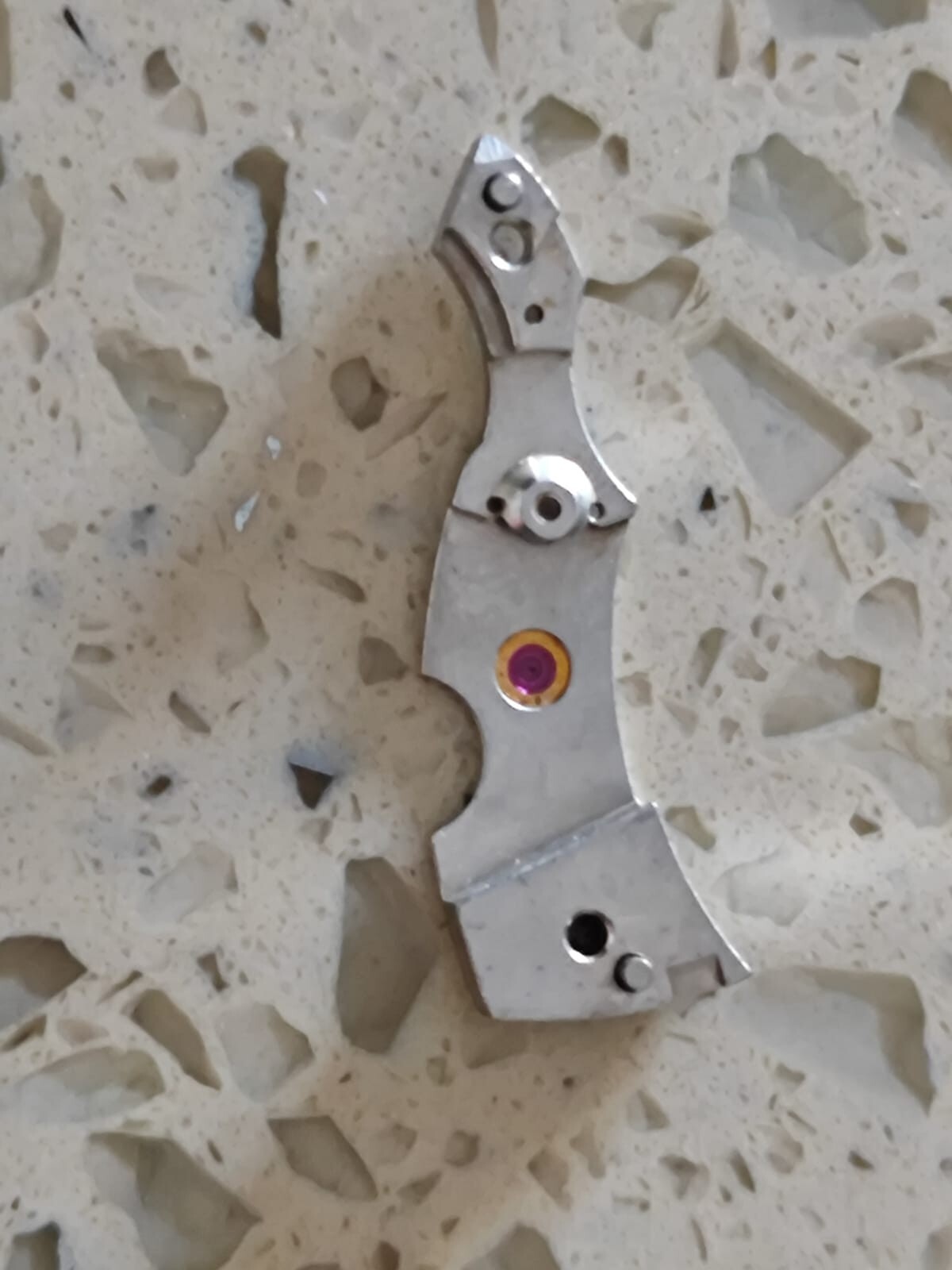 Original IWC C 89 Watch Part: train wheel bridge part 126 used