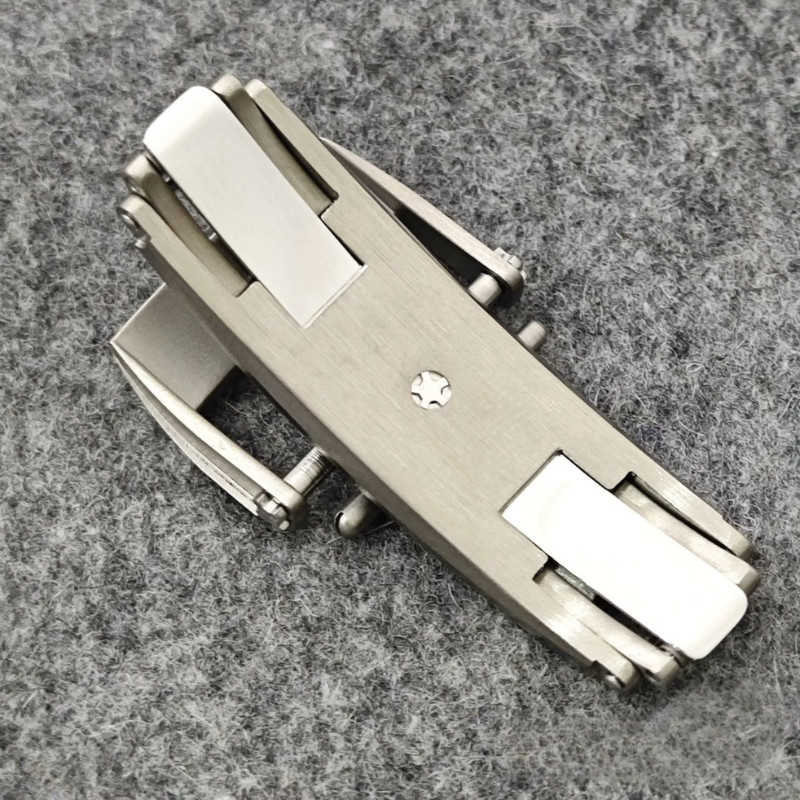 Titanium Alloy Buckle Replacement Butterfly Clasp For Richard Mille Rubber Strap