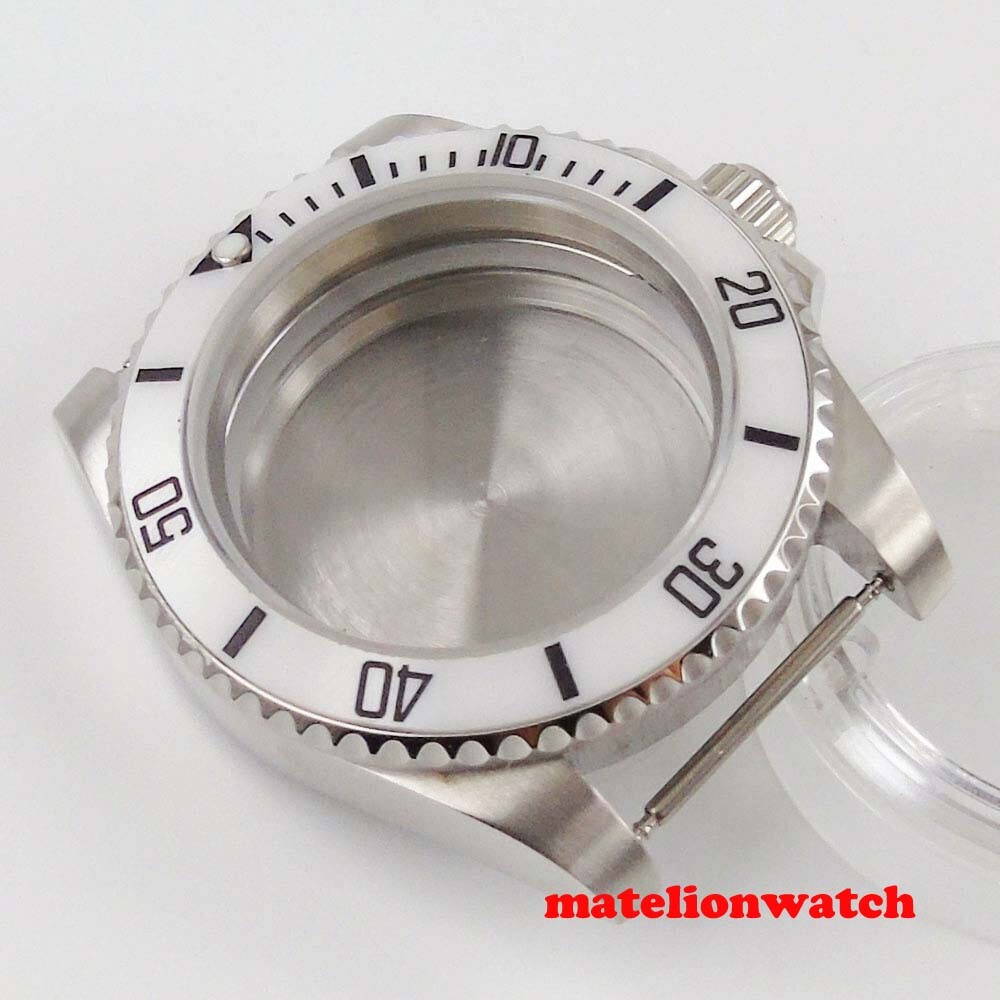 40mm Sapphire Glass Watch Case Fit NH35A Miyota8215 821A ETA2824 DG2813 PT5000