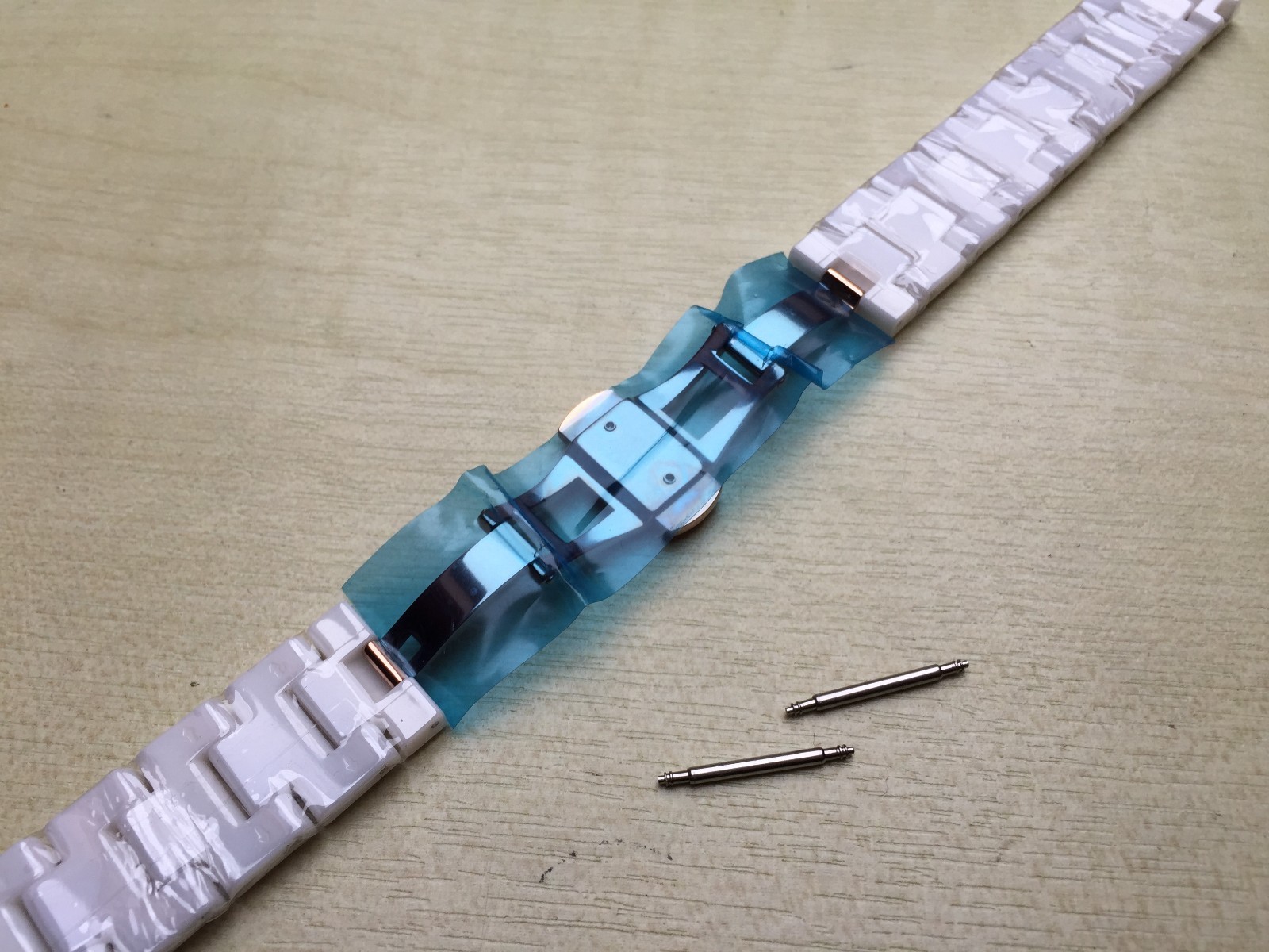 Spare White Ceramic Strap Fits Emporio Armani AR1418 Watch Bracelet/Band/Link