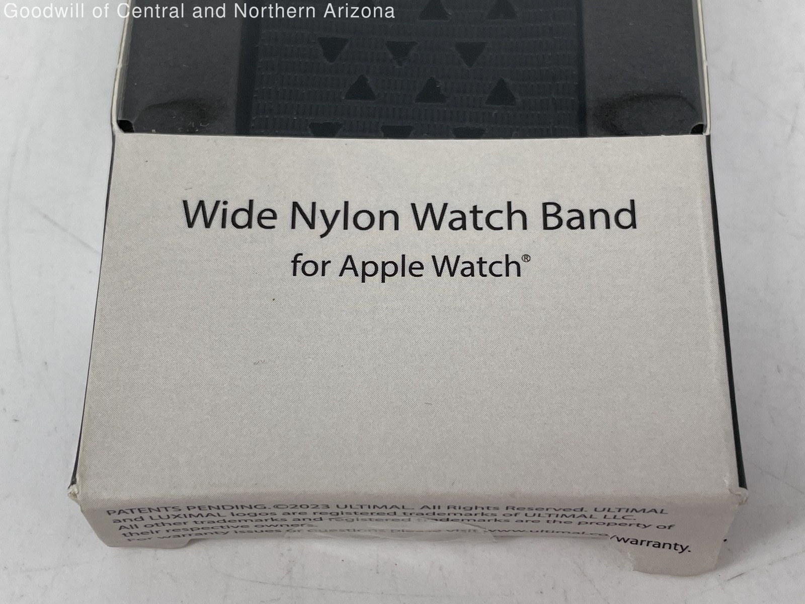 Ultimal Wide Black Nylon Apple Band Skydiving Pro.