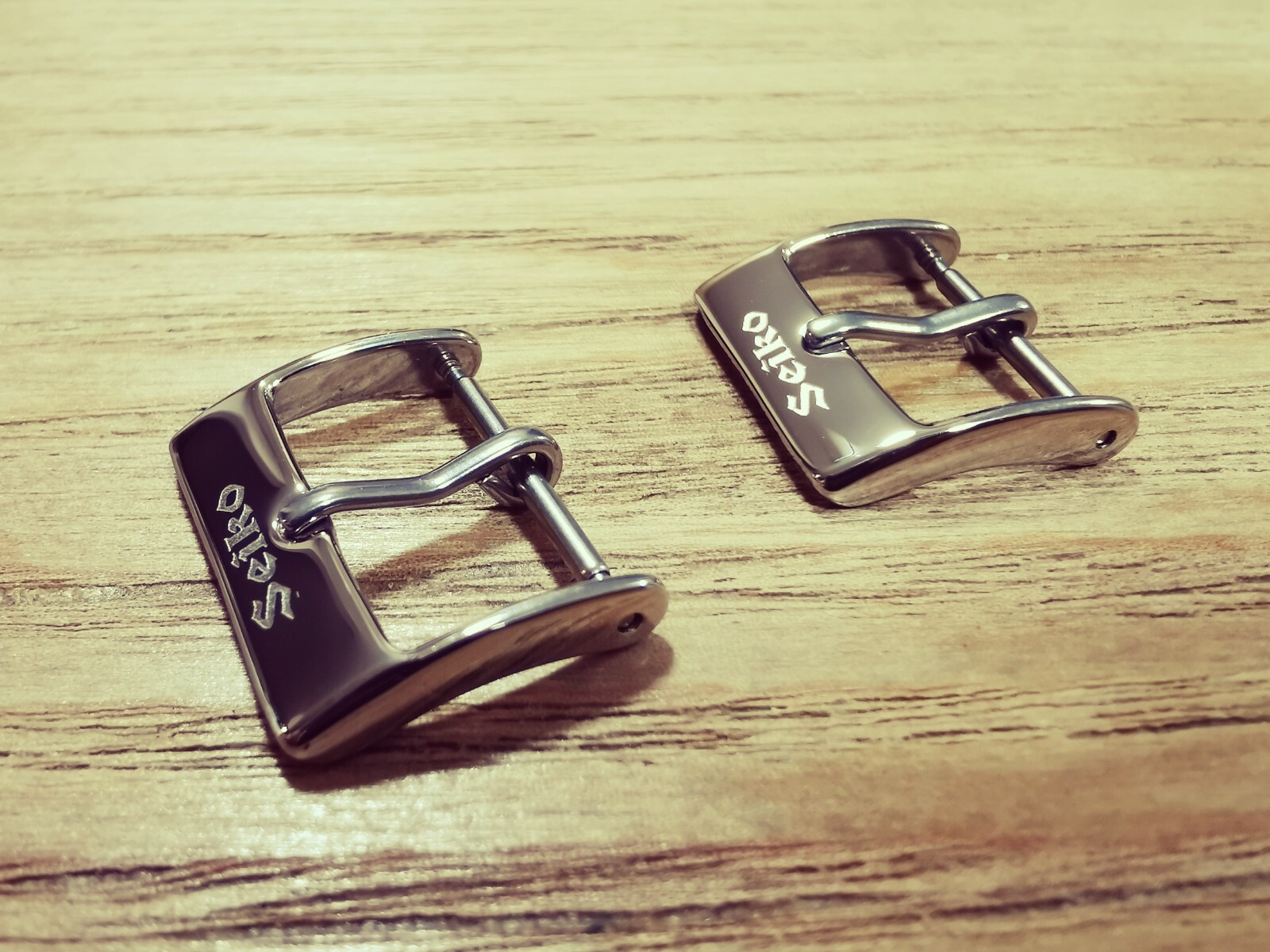 Seiko watch buckles Retro 16mm/18mm silver