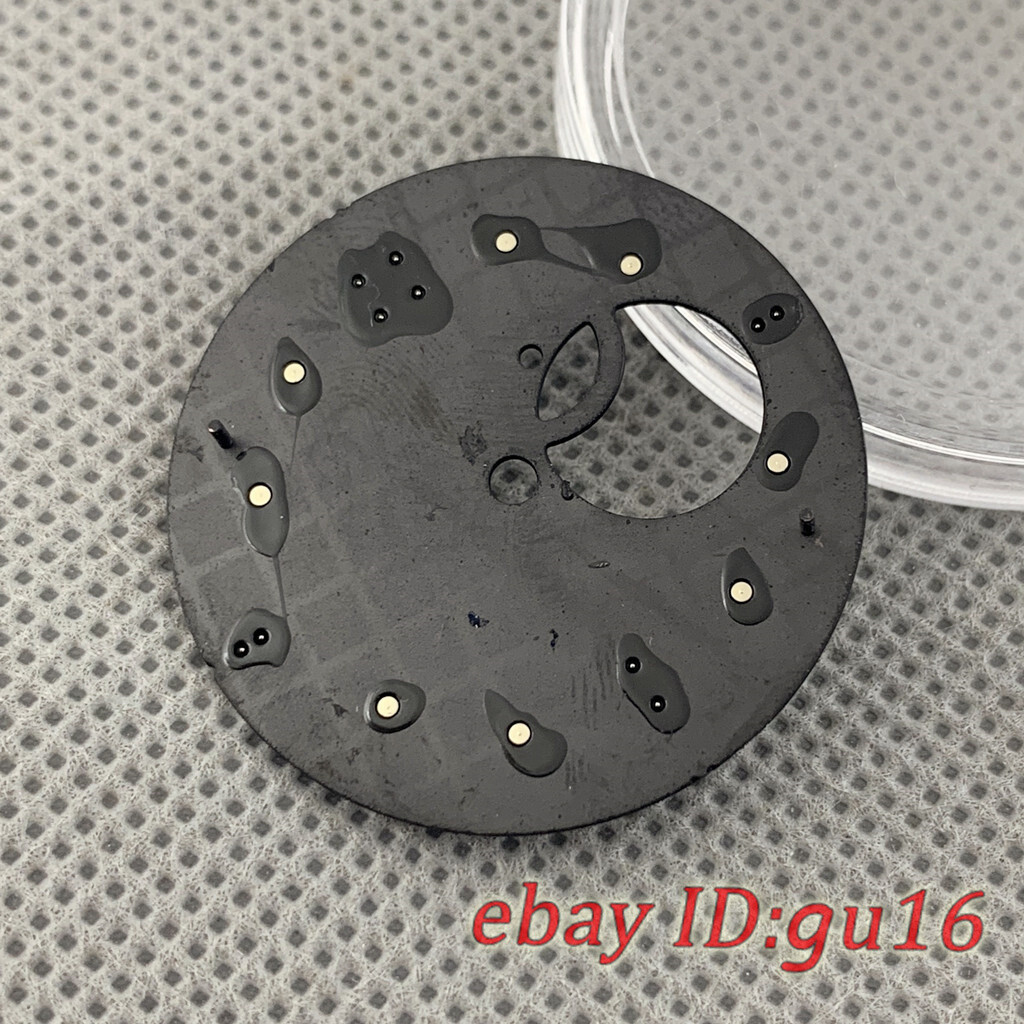 31mm Sterile White Black Blue Watch Dial Green Luminous Fit NH39/NH39A Movement