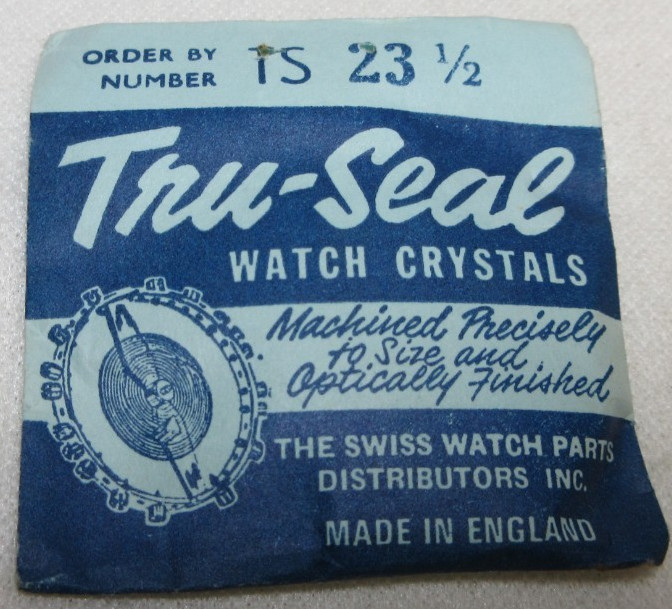 TRU-SEAL WATCH CRYSTAL TS 23 1/2 WATCHMAKER REPLACEMENT PART #254