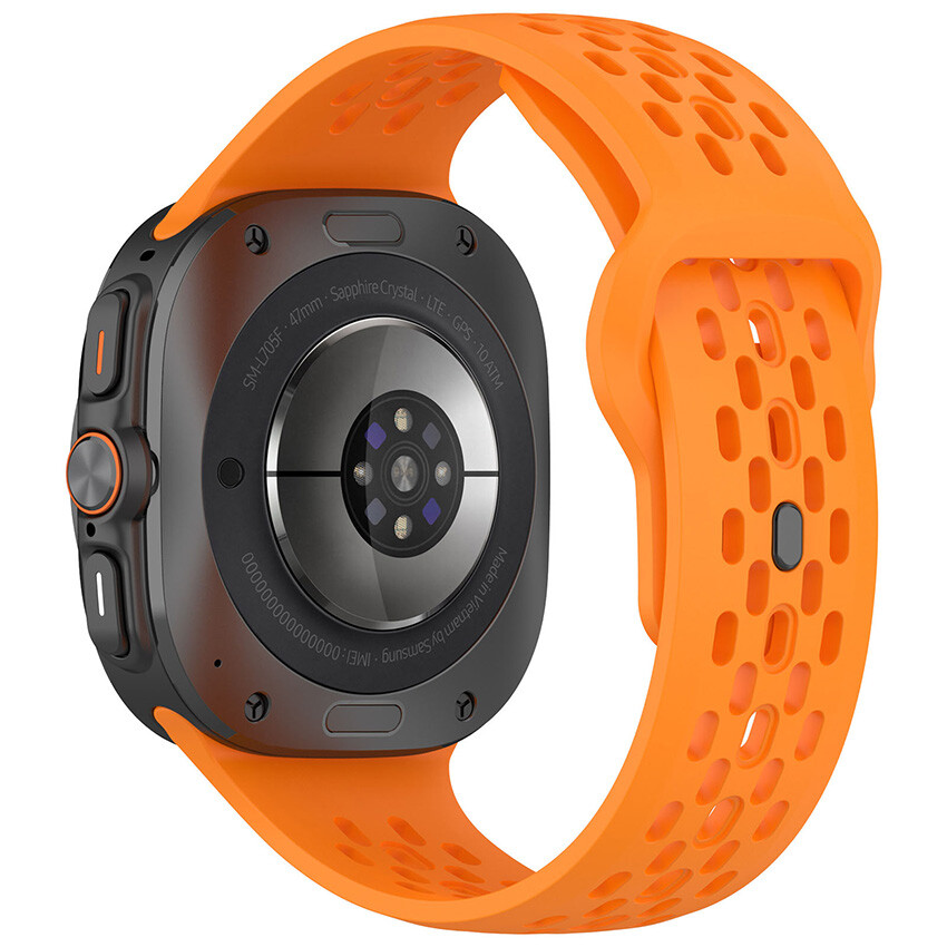 For Samsung Galaxy Watch7 Ultra 22MM Breathable Silicone Wristband Belt Strap