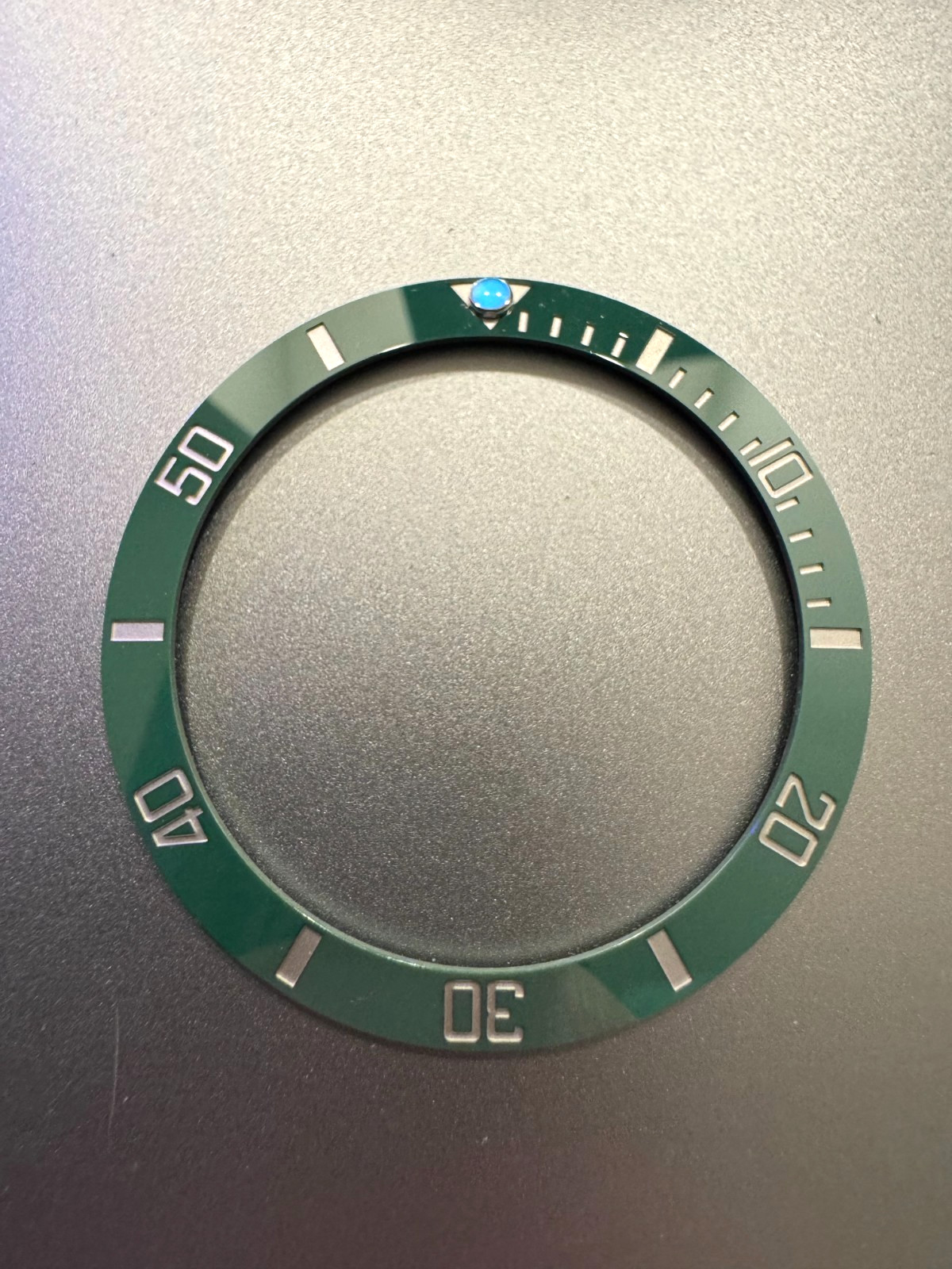 Custom Made Green Watch Bezel Insert Fits Submariner 40 mm Rolex Hulk 116610LV