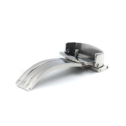 Hirsch Deployant Deployment Buckle Plus Folding Clasp Stainless Steel 22mm