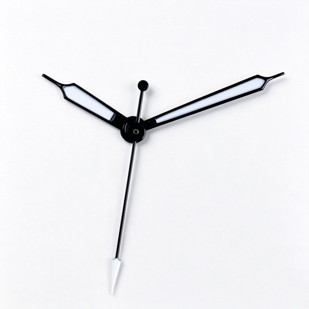 Silver Red Watch Hand Needles Green Lume fit NH35 PT5000 Miyota 8215 Movement