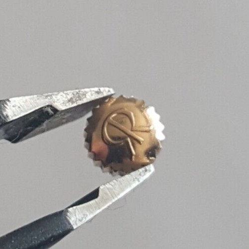 Milus Water Resistant Gold Plated Crown