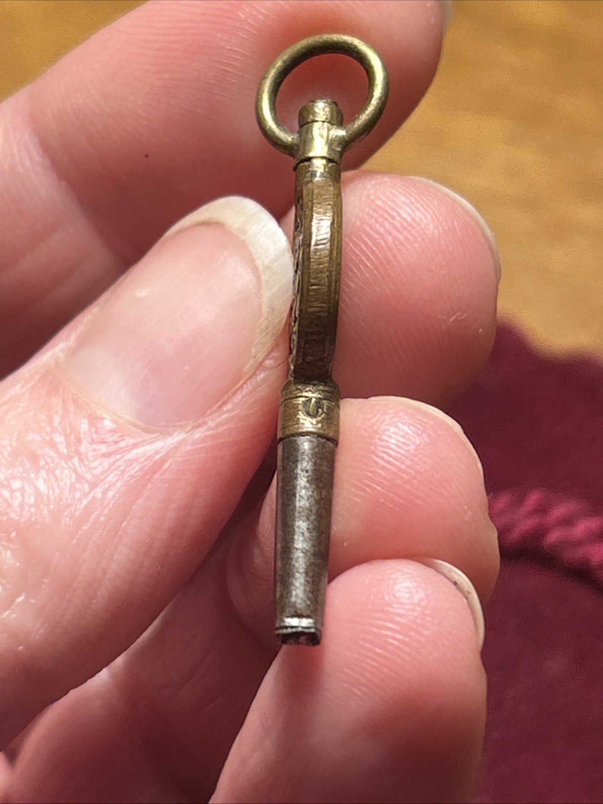 Advertising P. McFarlane And Sons Glasgow Watch Maker Jeweller Pocket Watch Key
