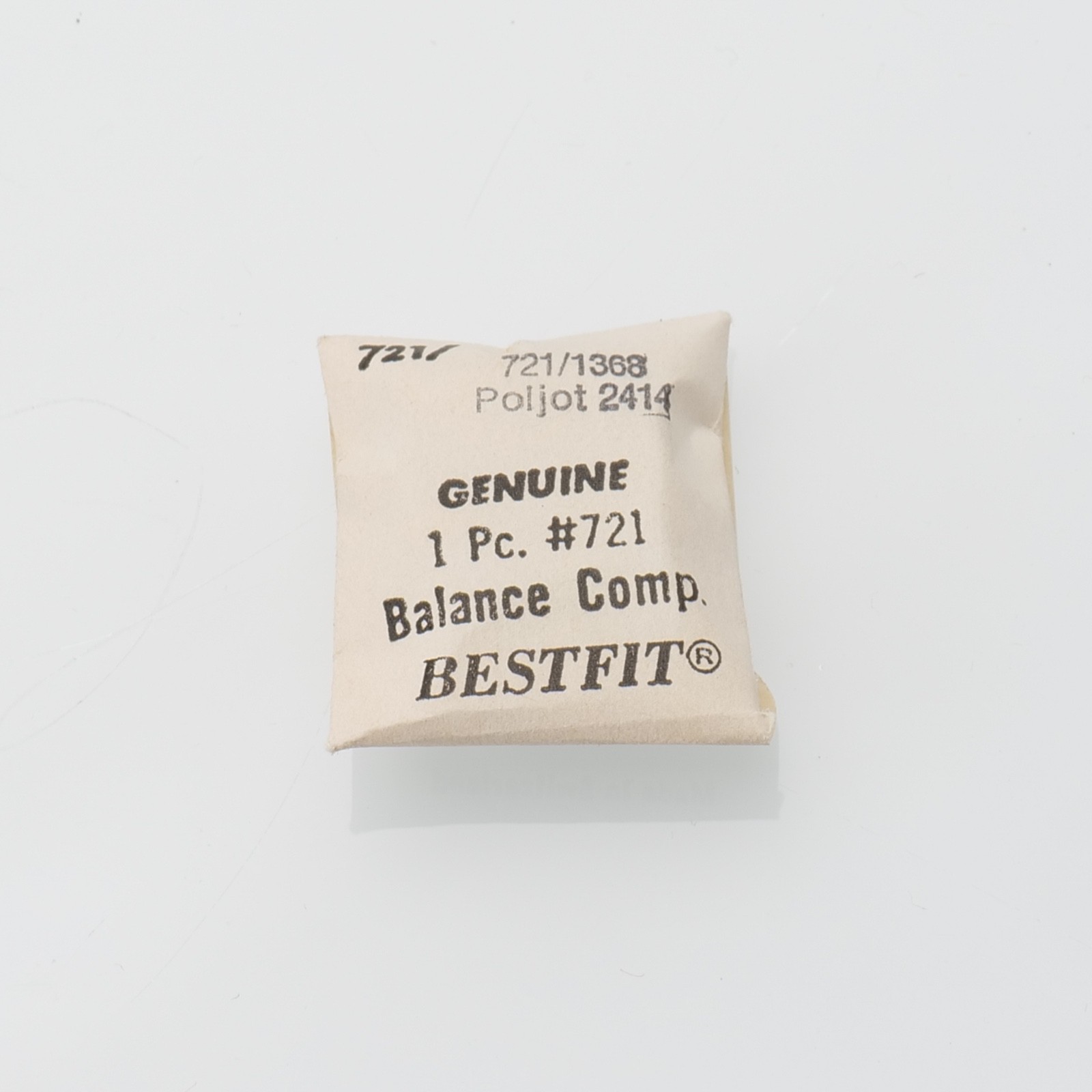Poljot 2410, 2414 Balance Complete Watch Part Bestfit 721/1368 New Old Stock