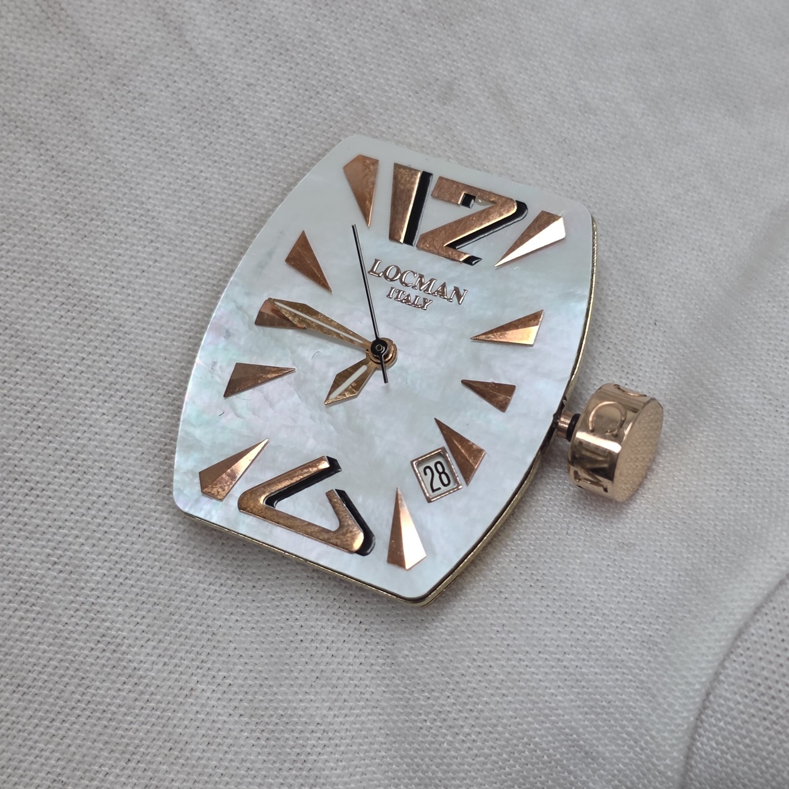 Locman Panorama REF 153 Ladies Mother of Pearl Quartz Date Movement New Battery