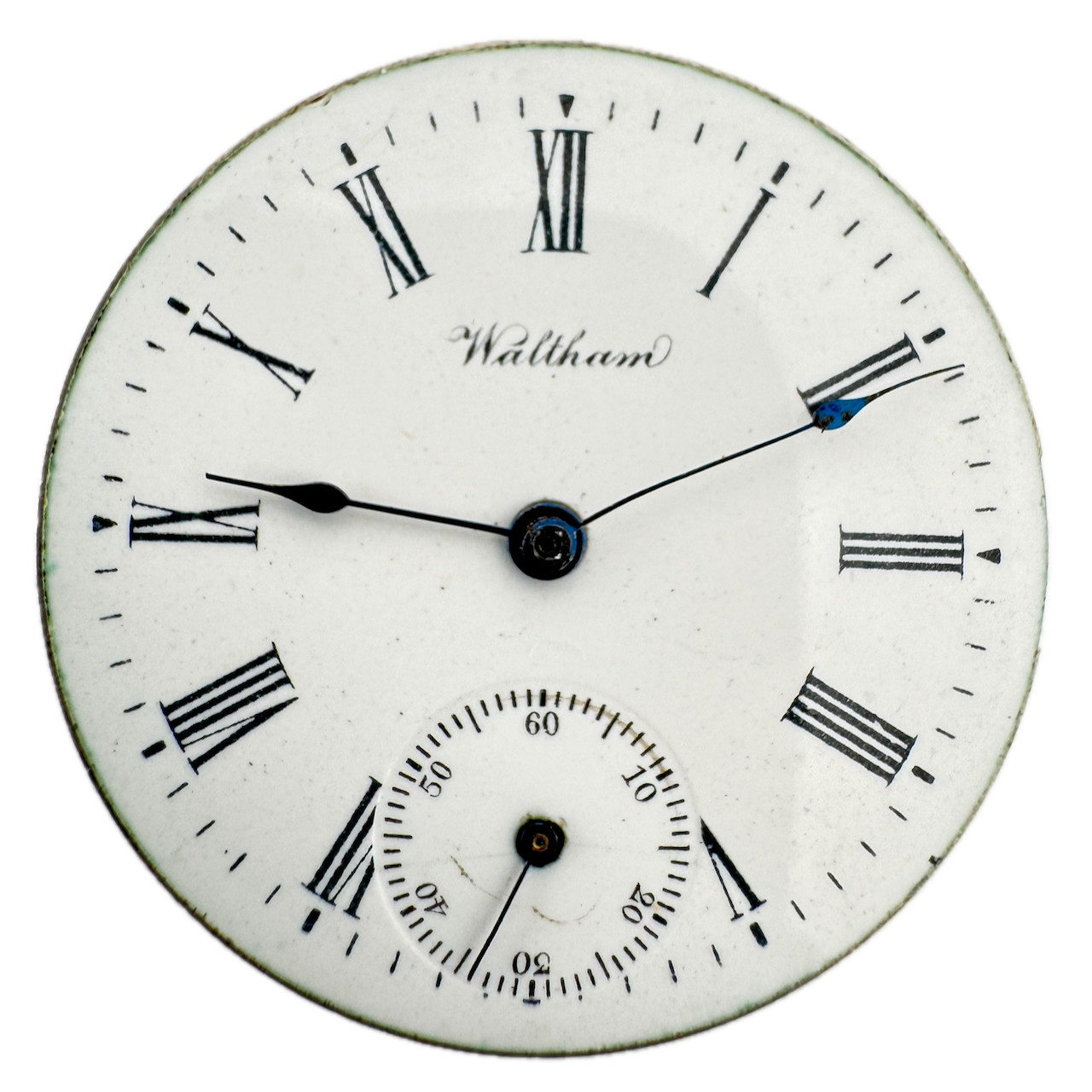 Antique 0s 1901 Waltham 15J Mechanical Hunter Pocket Watch Movement Seaside USA
