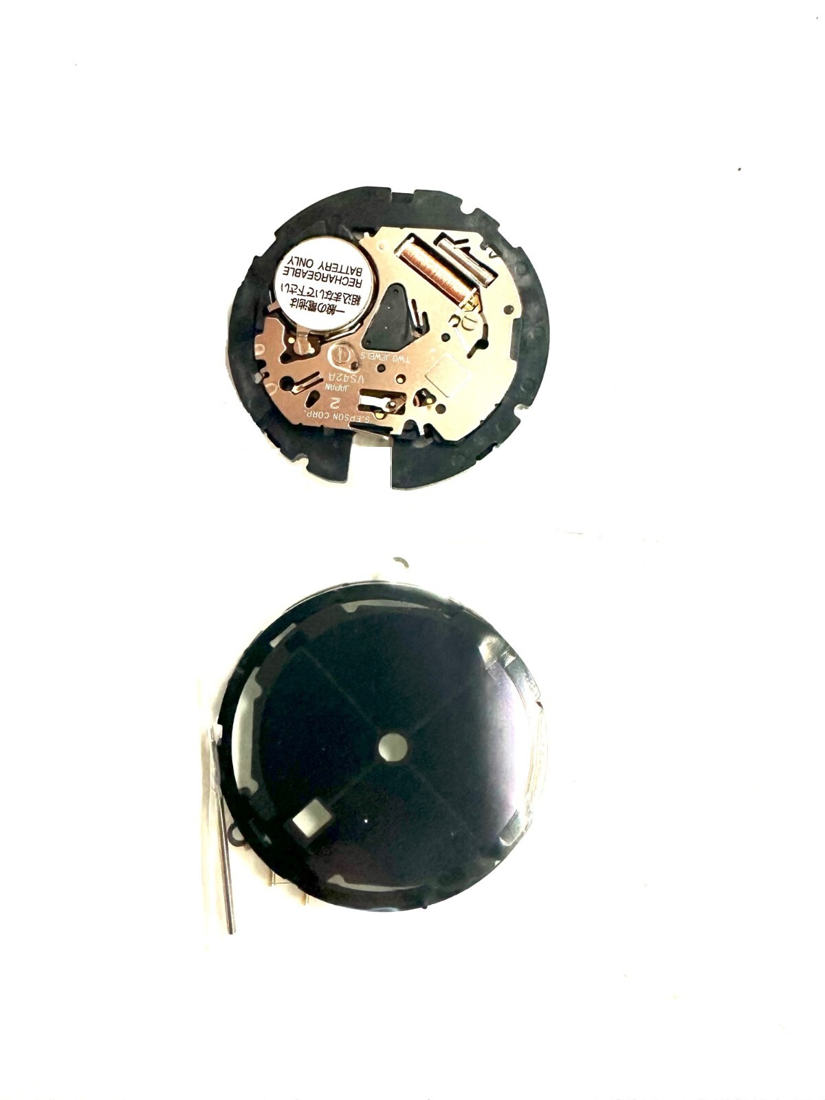 SEIKO V157 REPLACEMENT MOVEMENT VS42 INCLUDE CAPACITOR AND STEM DATE AT 3