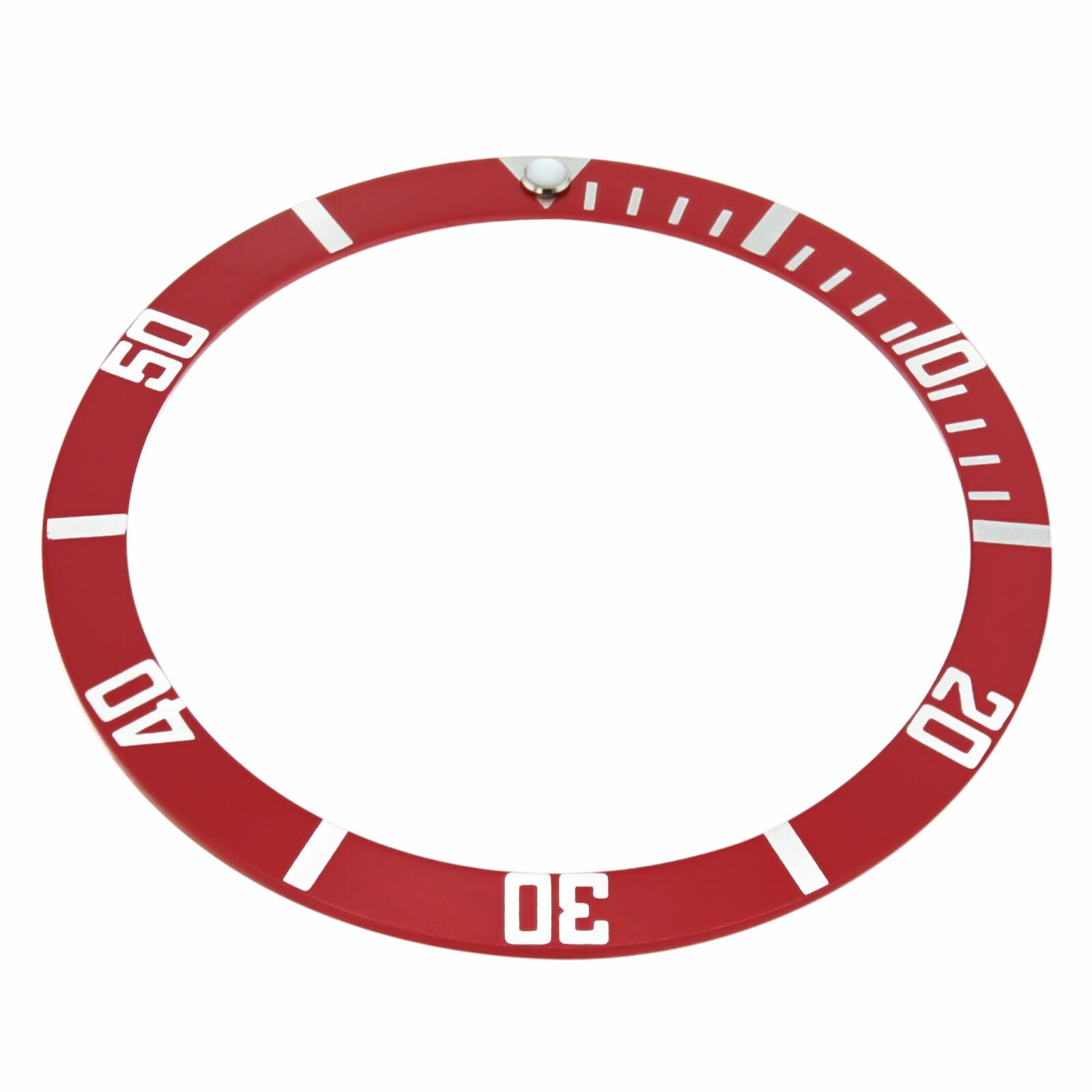 BEZEL INSERT FOR SEIKO DIVER WATCH SKX007 SKX009 200M SKX007K1 SKX007K2 RED FLAT