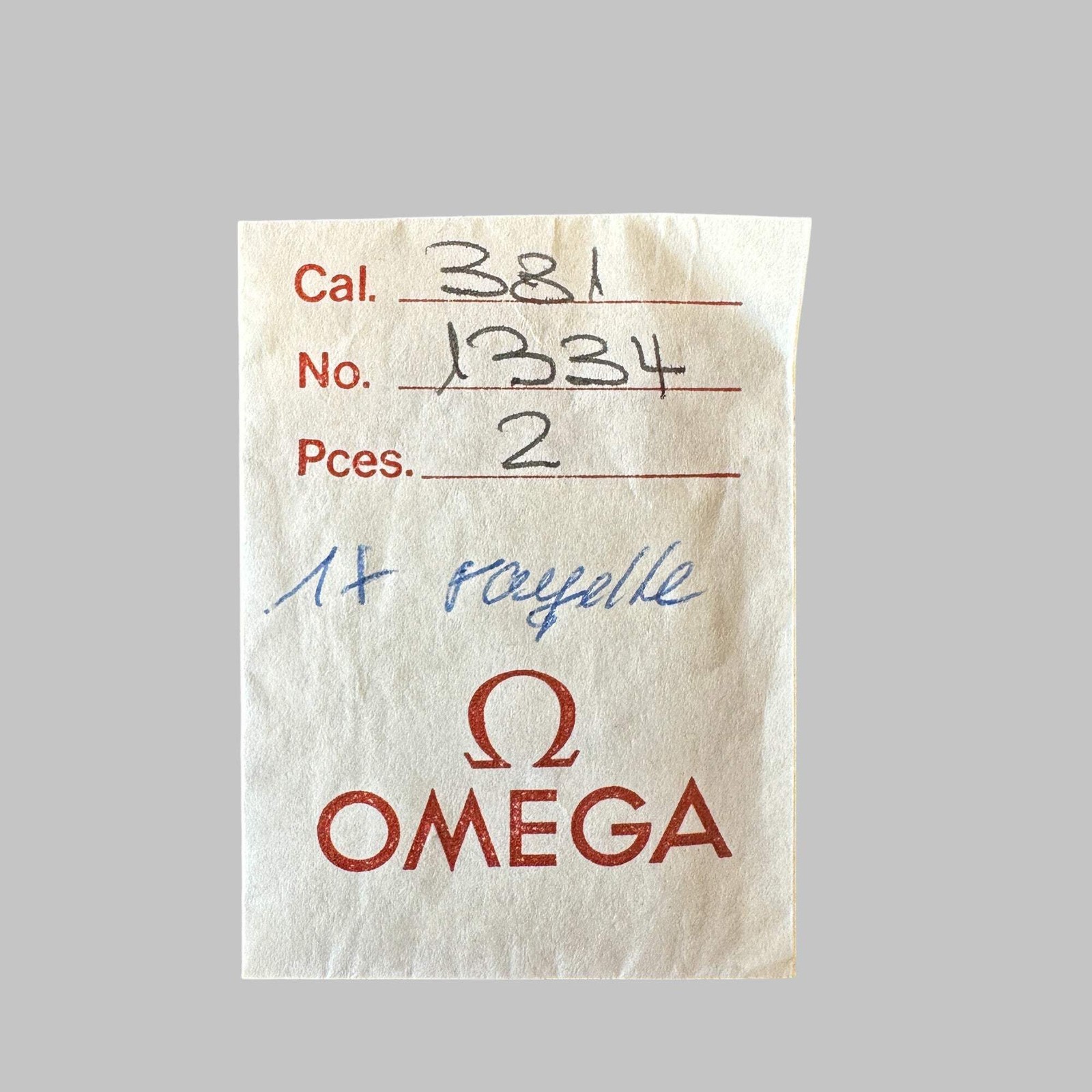 Omega 381 regulator 1334