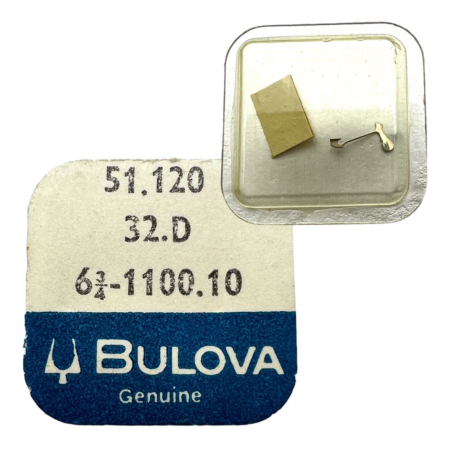 Bulova 1100.10 CLICK SPRING 434/137 Bulova 32.D, STA 69N, Fits Multiple Read!