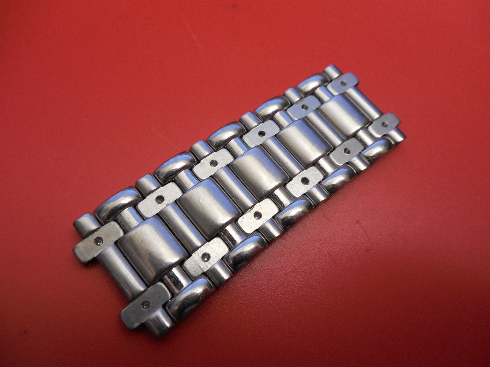 GENUINE CONCORD STEEL SARATOGA STRAP BAND BRACELET 18MM LINK INTEGRATED SECTION