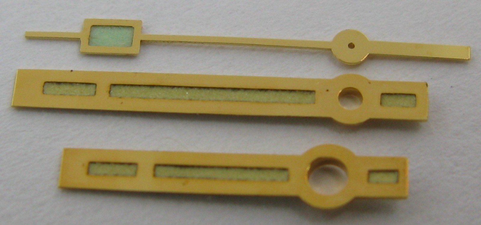 LeCoultre 910, 911 alarm watch part: set of gilt hand