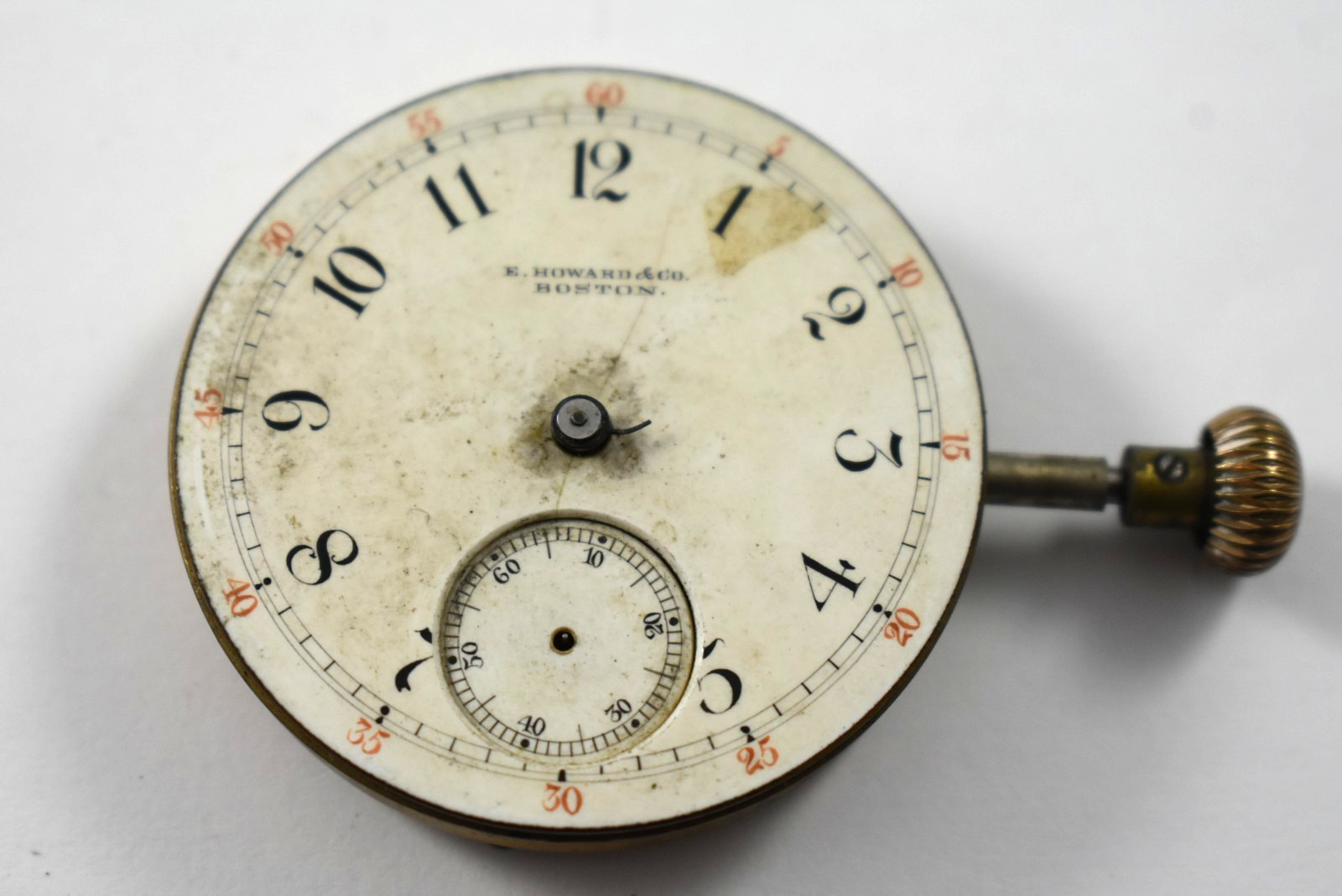 Vintage E.Howard Series V Grade 2 15J L Size Pocket Watch Movement lot.wf