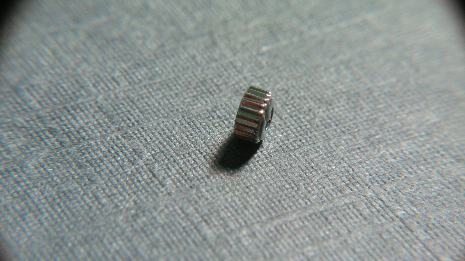 Gucci crown, 3.5mm, tap 10(0.90), Stainless Steel 1.60mm tube opening for repair