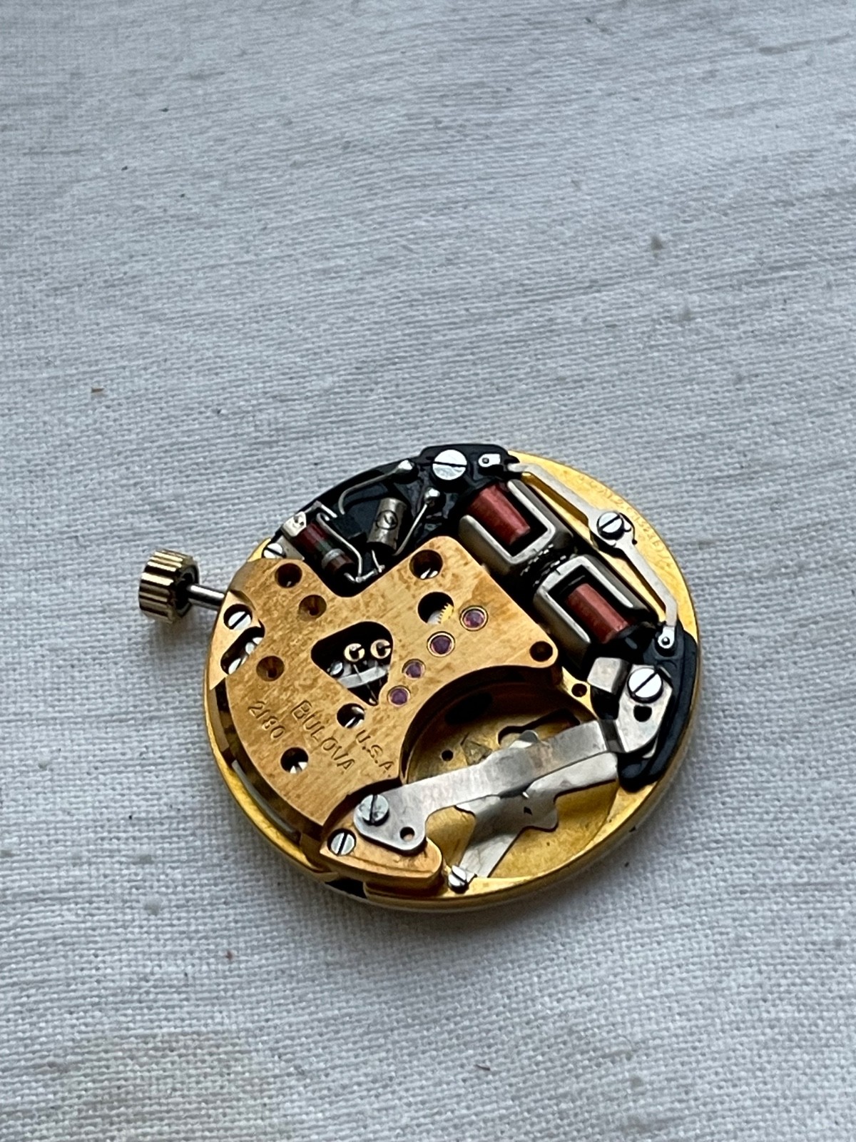 Bulova Accutron 2180 GREAT DIAL – movement for mens watch UNTESTED, lot 1505