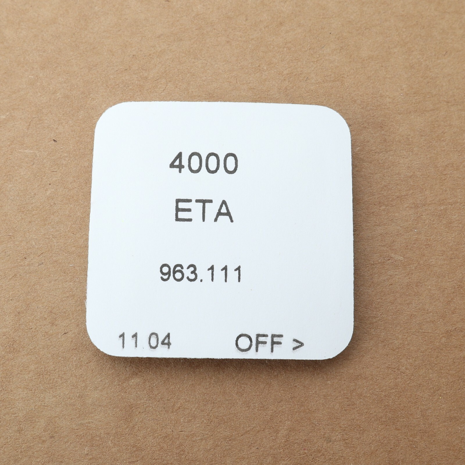 NEW OLD STOCK WATCH CIRCUIT MODULE PART 4000 ESA ETA CAL.963.111 SEALED