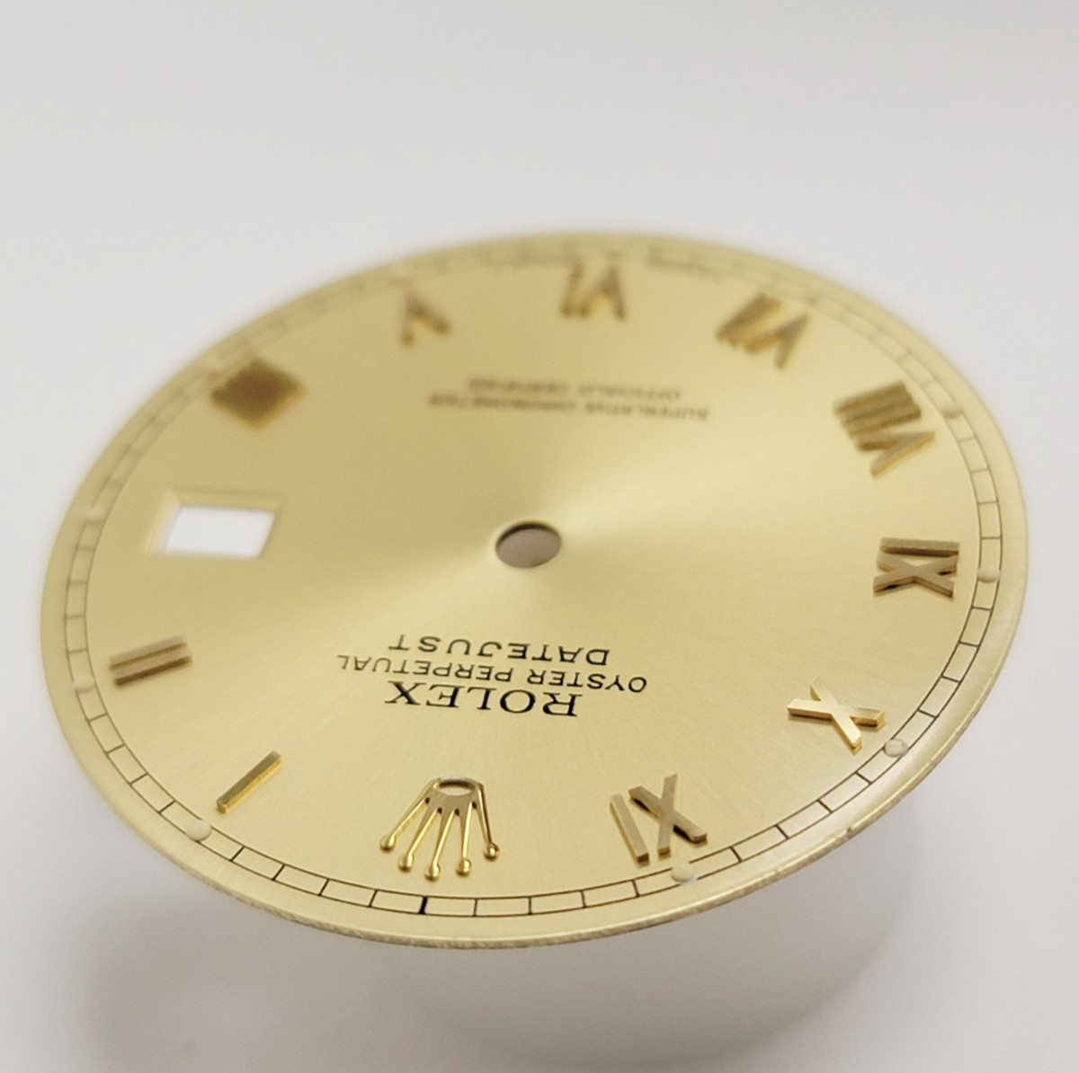 Genuine Rolex Dial DateJust 36mm Champagne YG Roman RR 16013 – 16233, 116203