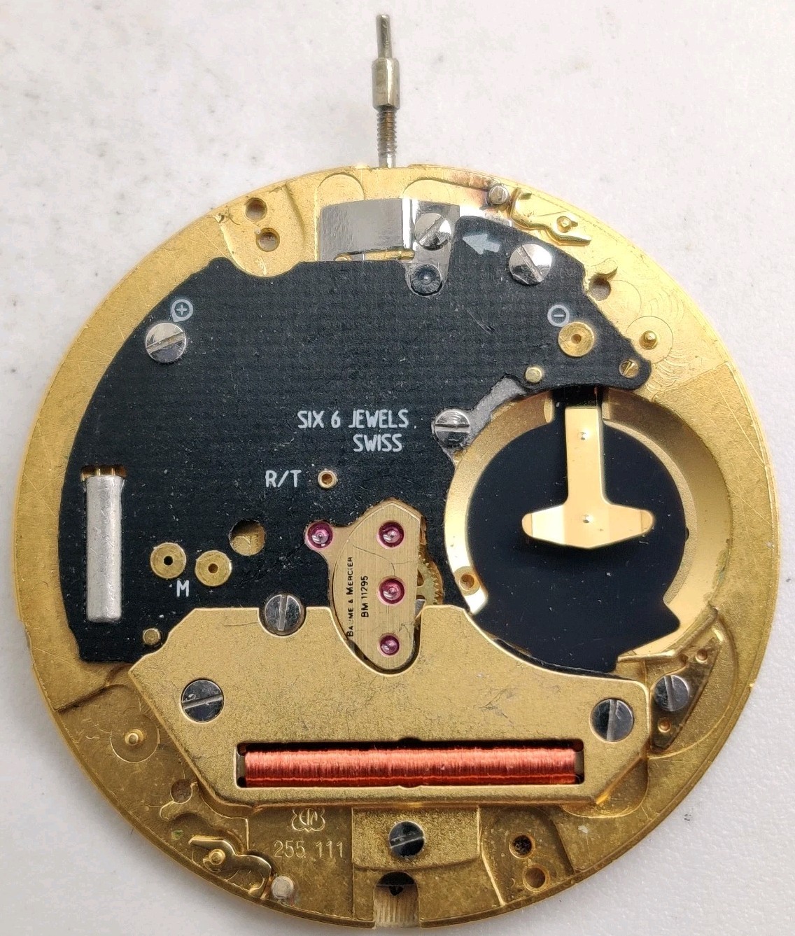 Baume & Mercier BM 11295 ESA ETA Cal. 255.111 Swiss quartz watch movement Works